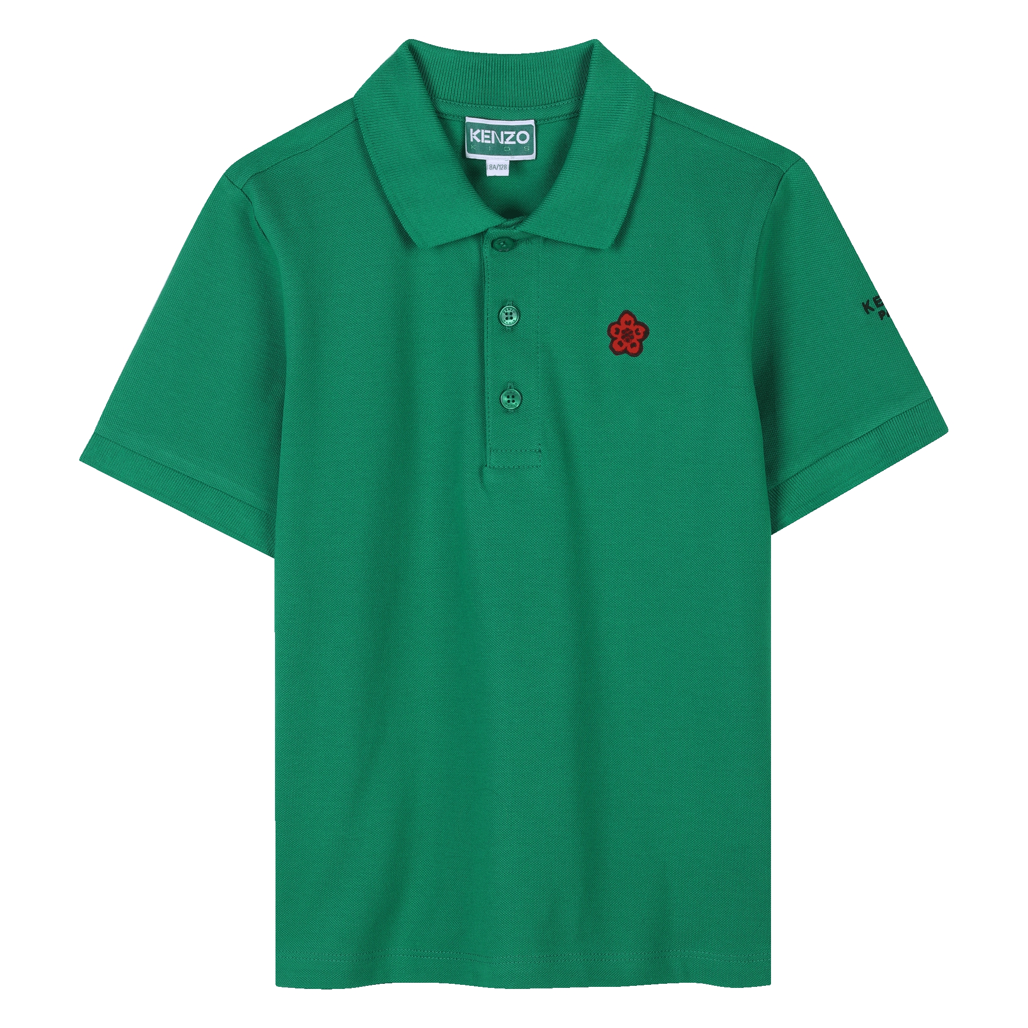 Polo with patch and embroidery KENZO KIDS for UNISEX