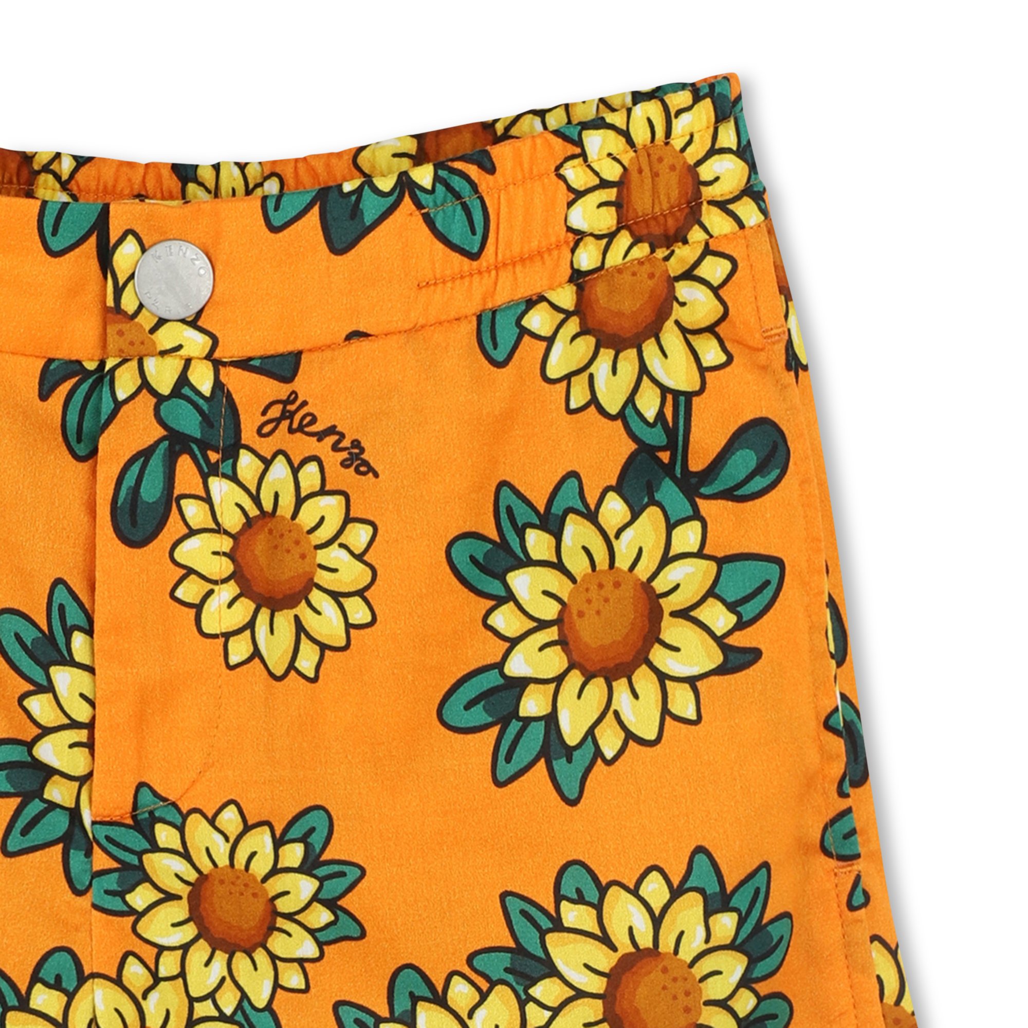 Bedruckte Baumwoll-Bermudas KENZO KIDS Für JUNGE