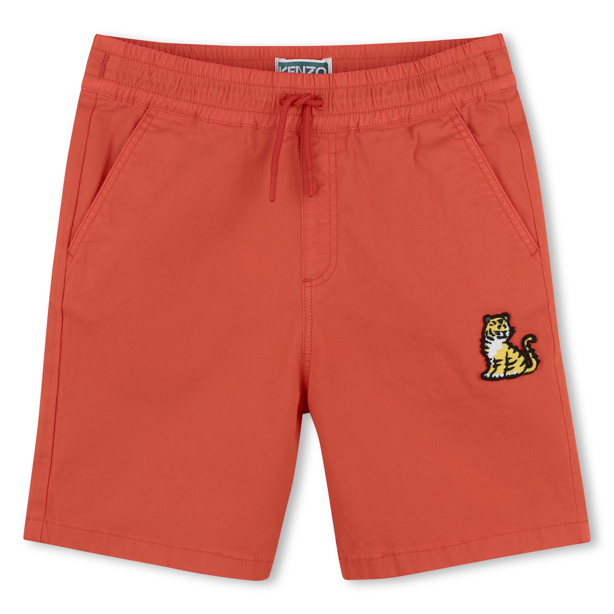 Bermuda en coton avec badge KENZO KIDS pour GARCON