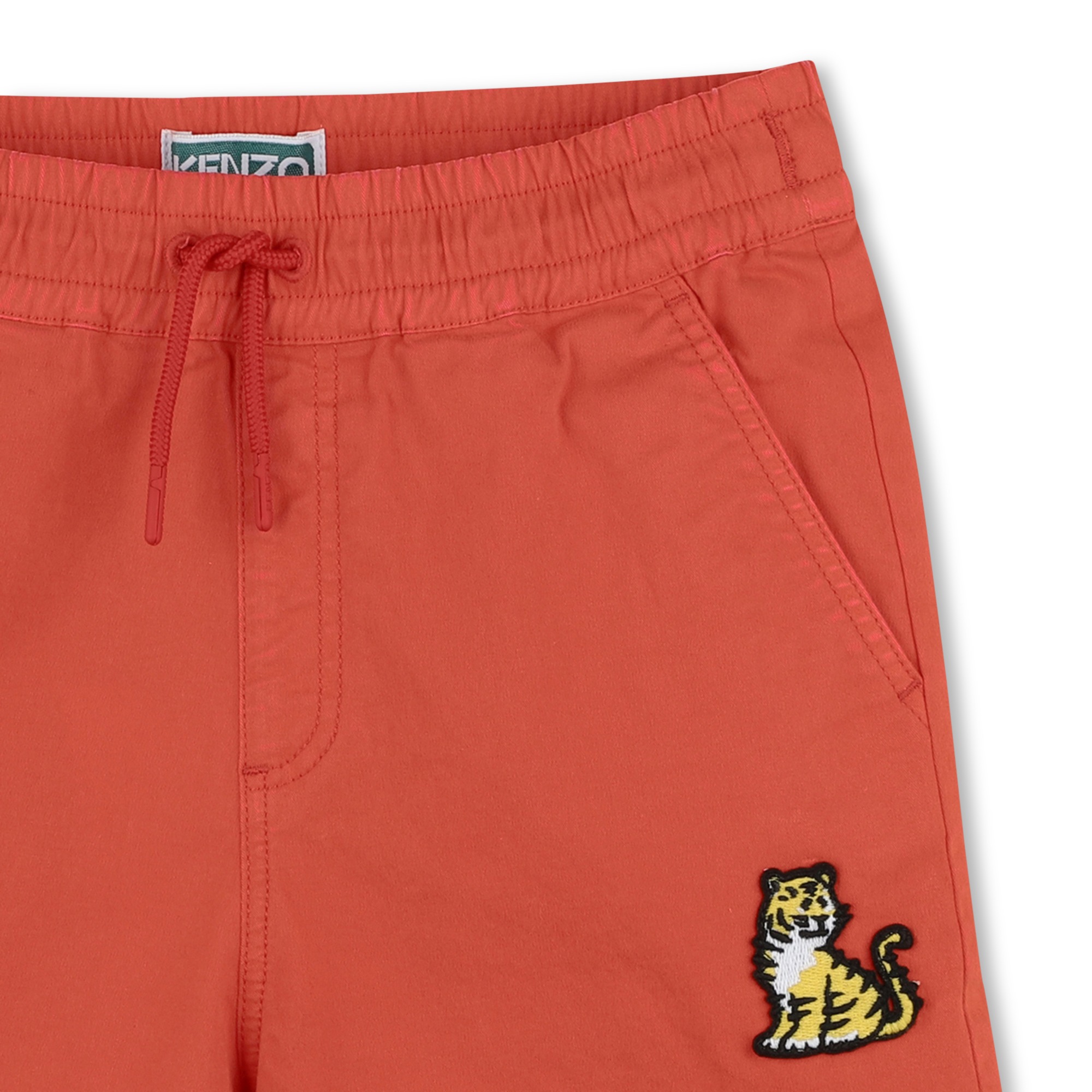 Baumwoll-Bermudas mit Badge KENZO KIDS Für JUNGE