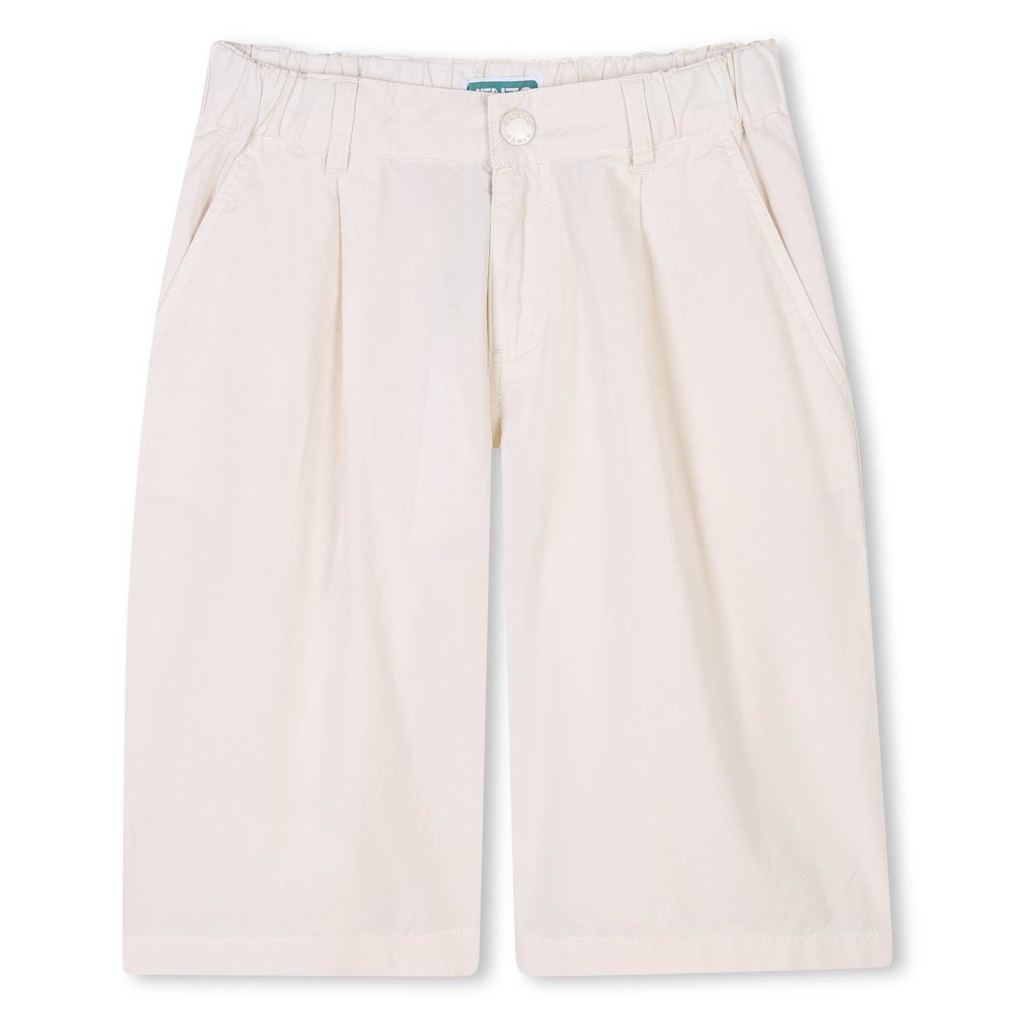 Plain cotton Bermuda shorts KENZO KIDS for BOY