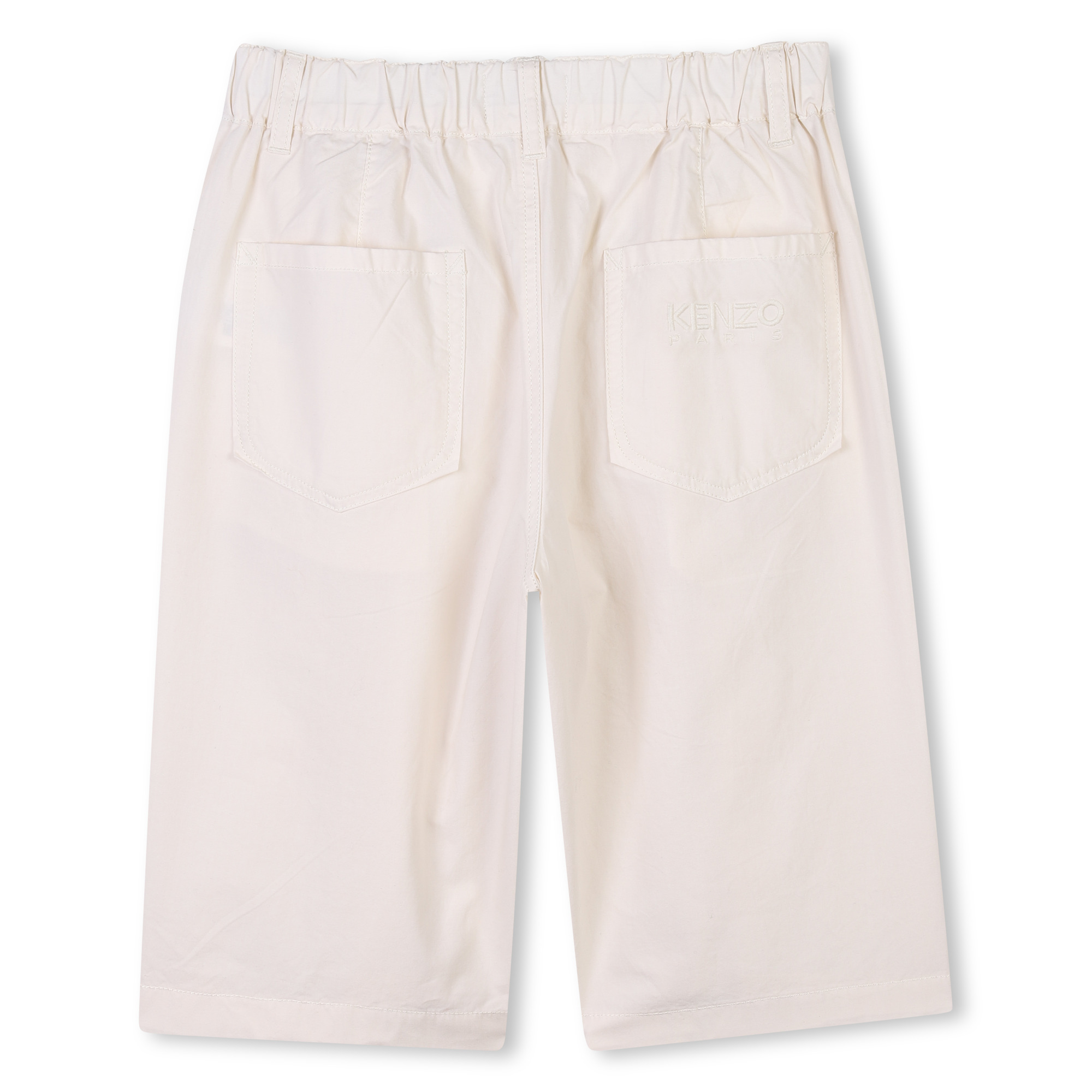 Plain cotton Bermuda shorts KENZO KIDS for BOY