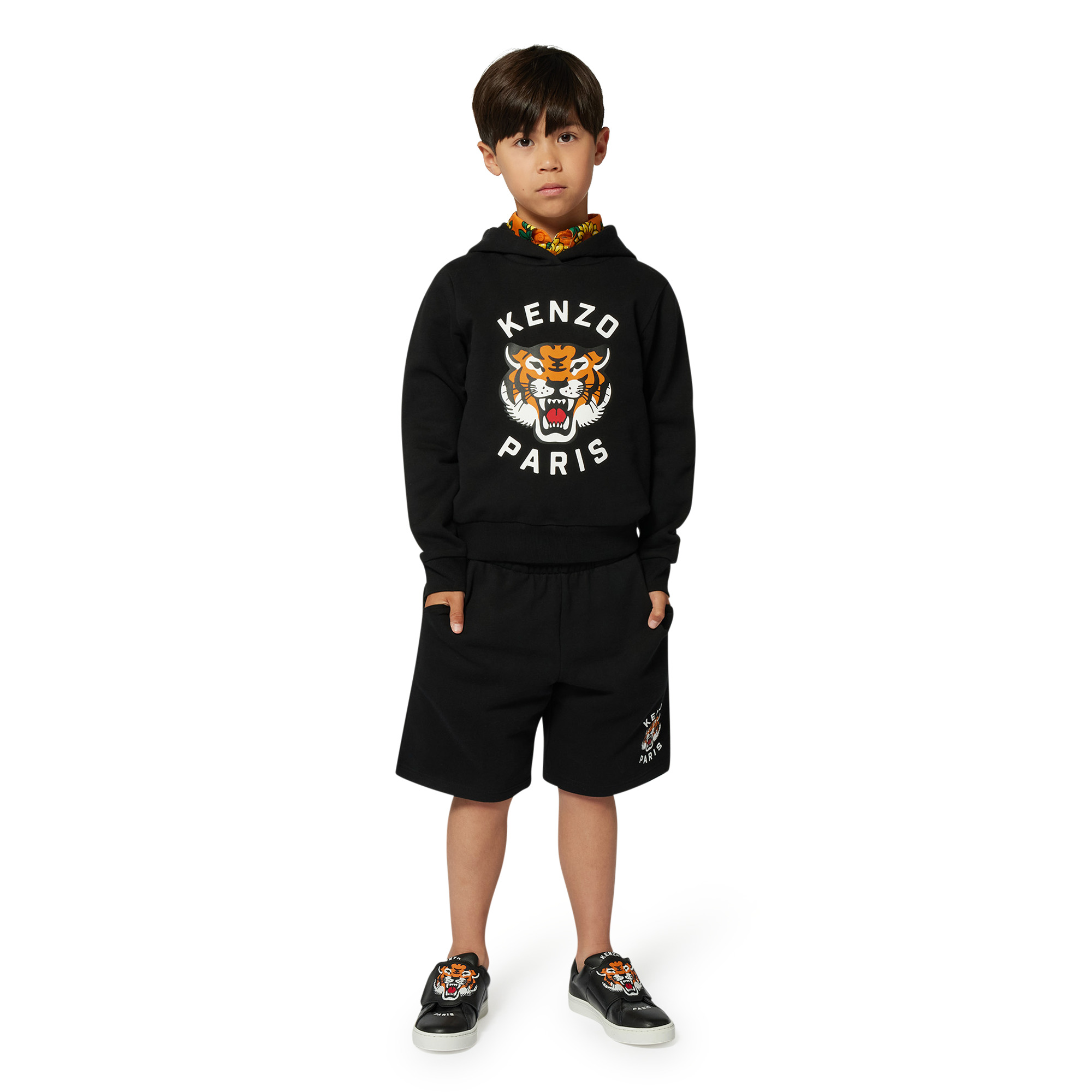 Joggingbermuda van fleece KENZO KIDS Voor