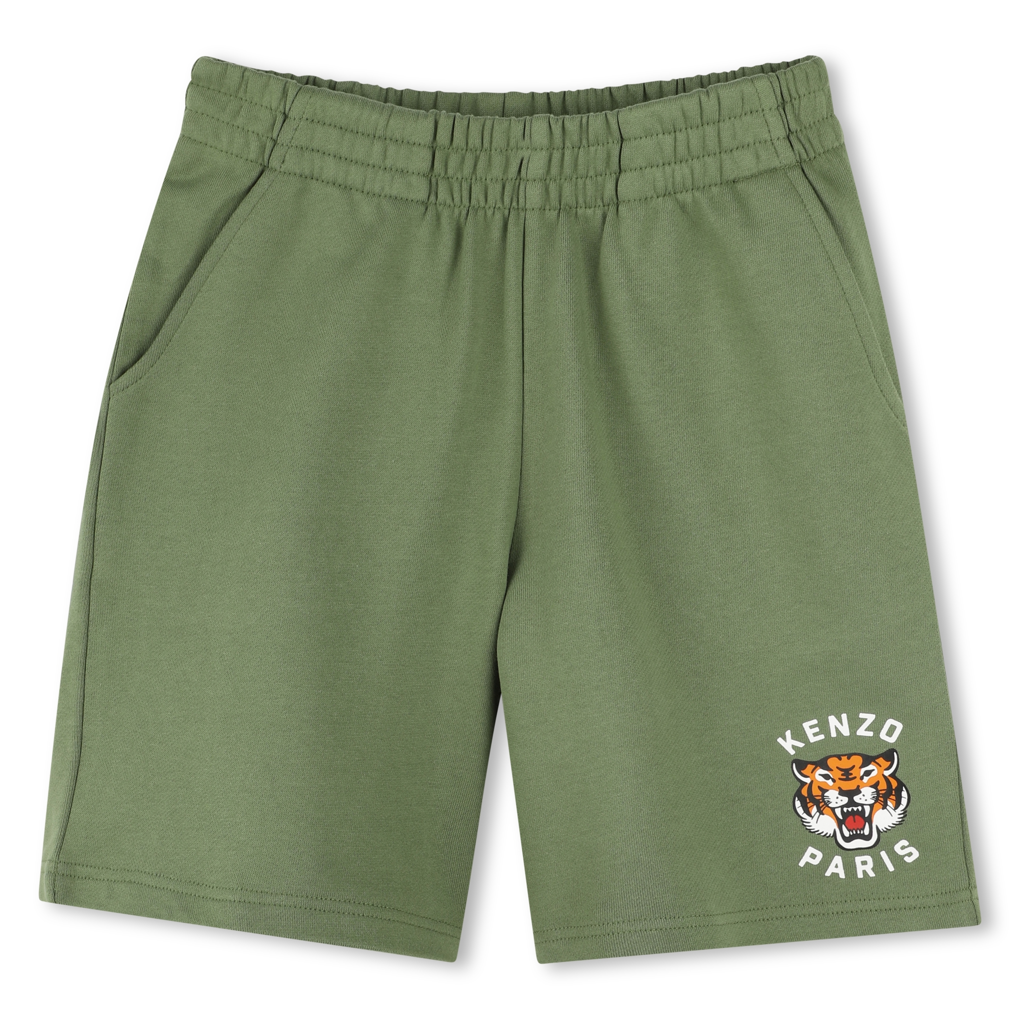 Fleece Bermuda jogging shorts KENZO KIDS for BOY