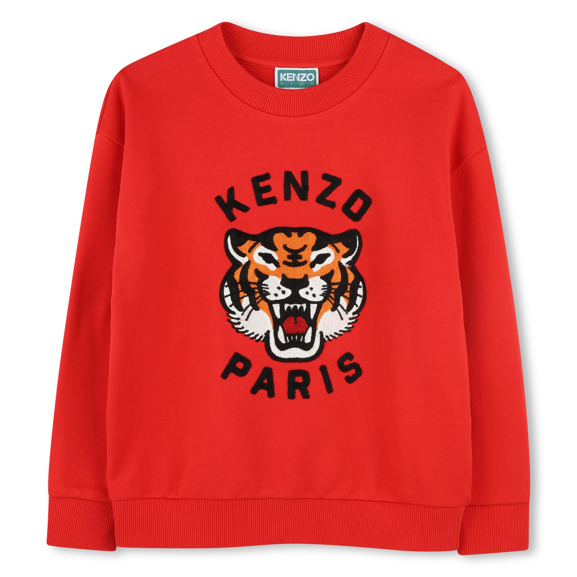 Embroidered Tiger sweatshirt KENZO KIDS for BOY