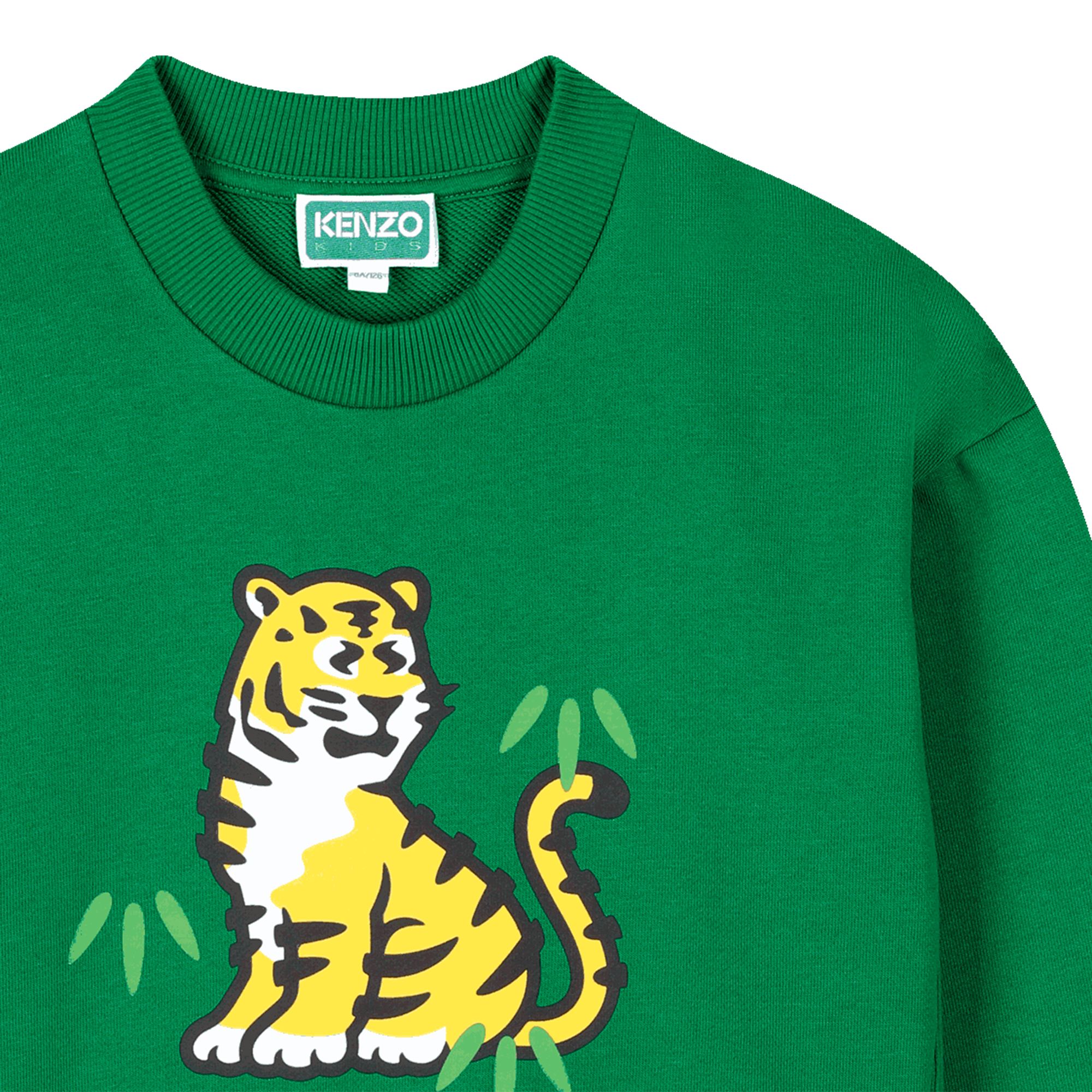 Sweatshirt met print KENZO KIDS Voor