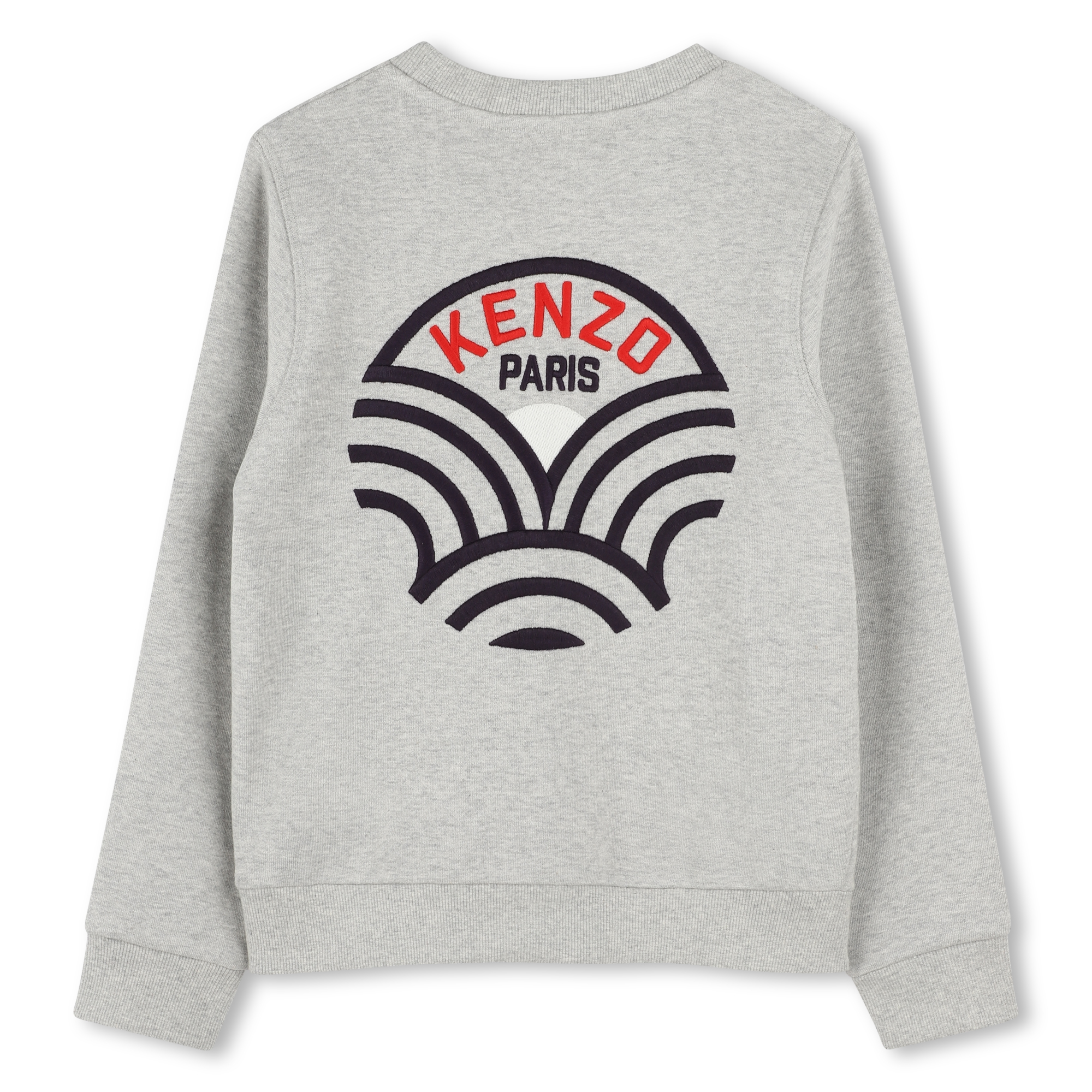 Sweat-shirt brodé en coton KENZO KIDS pour GARCON