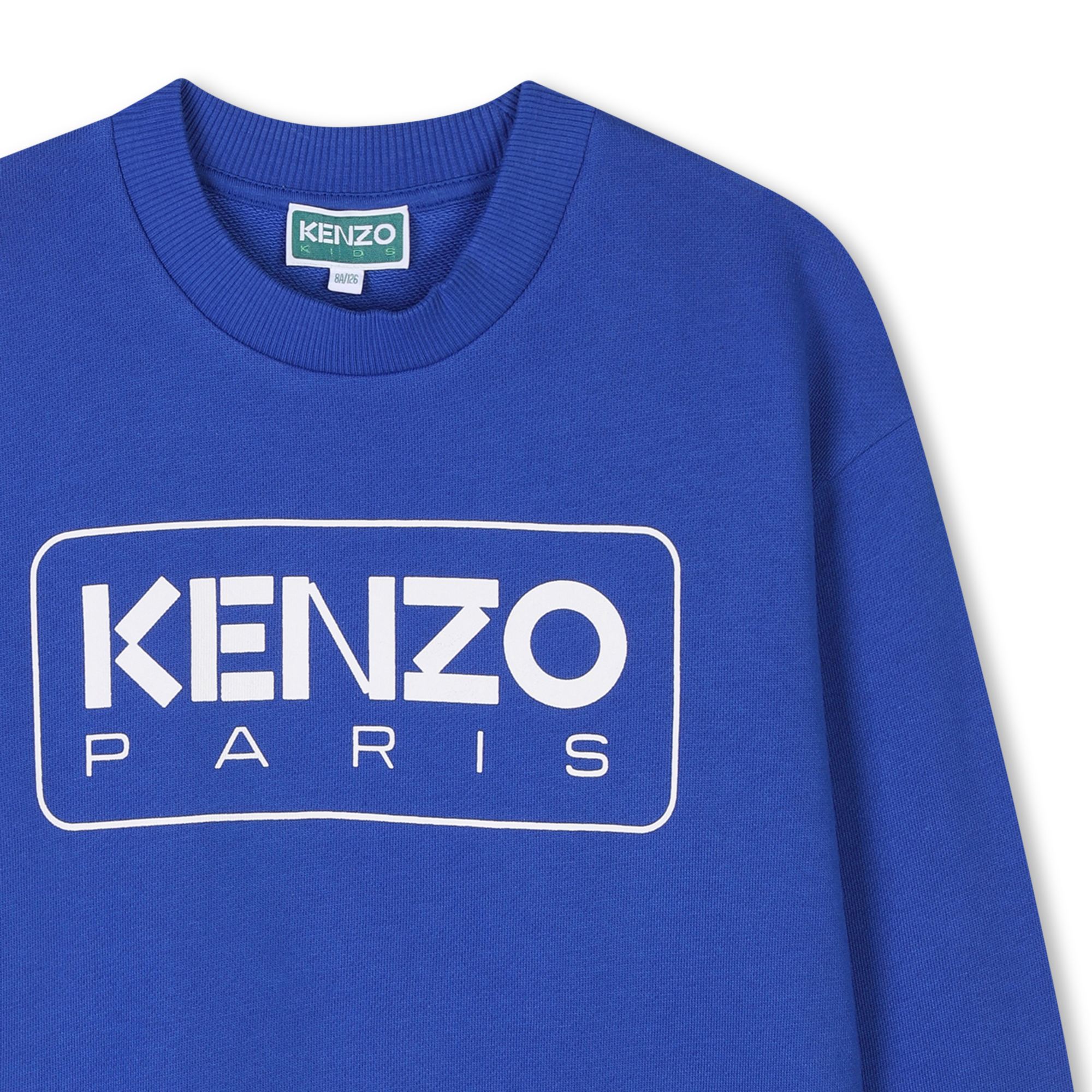 Sweat-shirt molletonné coton KENZO KIDS pour GARCON