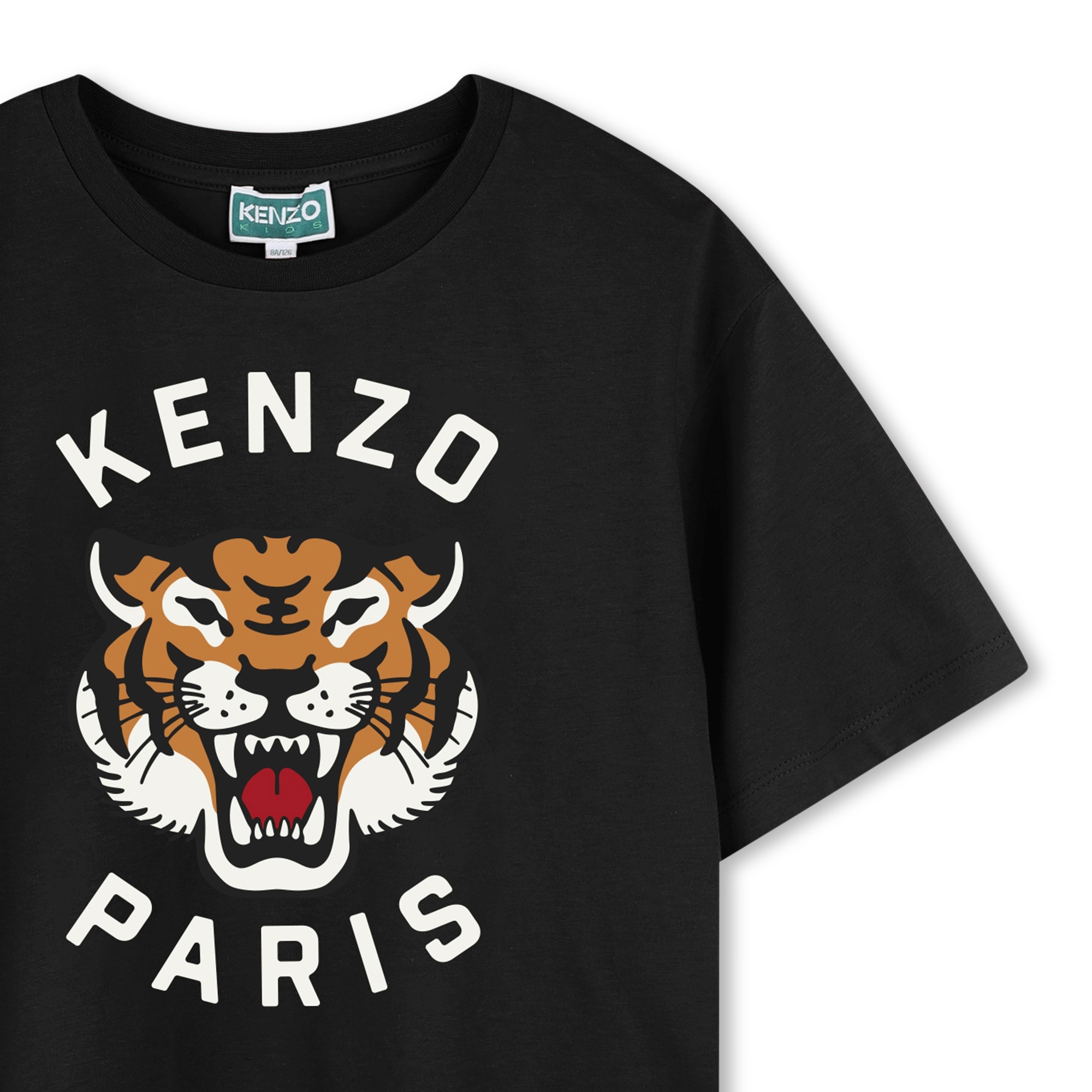 Camiseta de algodón estampada KENZO KIDS para NIÑO