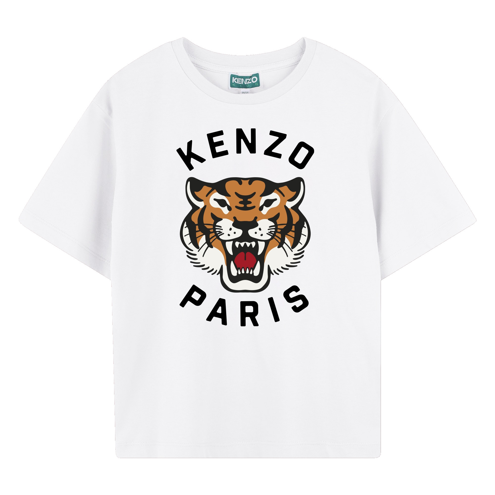 T-shirt in cotone con stampa KENZO KIDS Per RAGAZZO