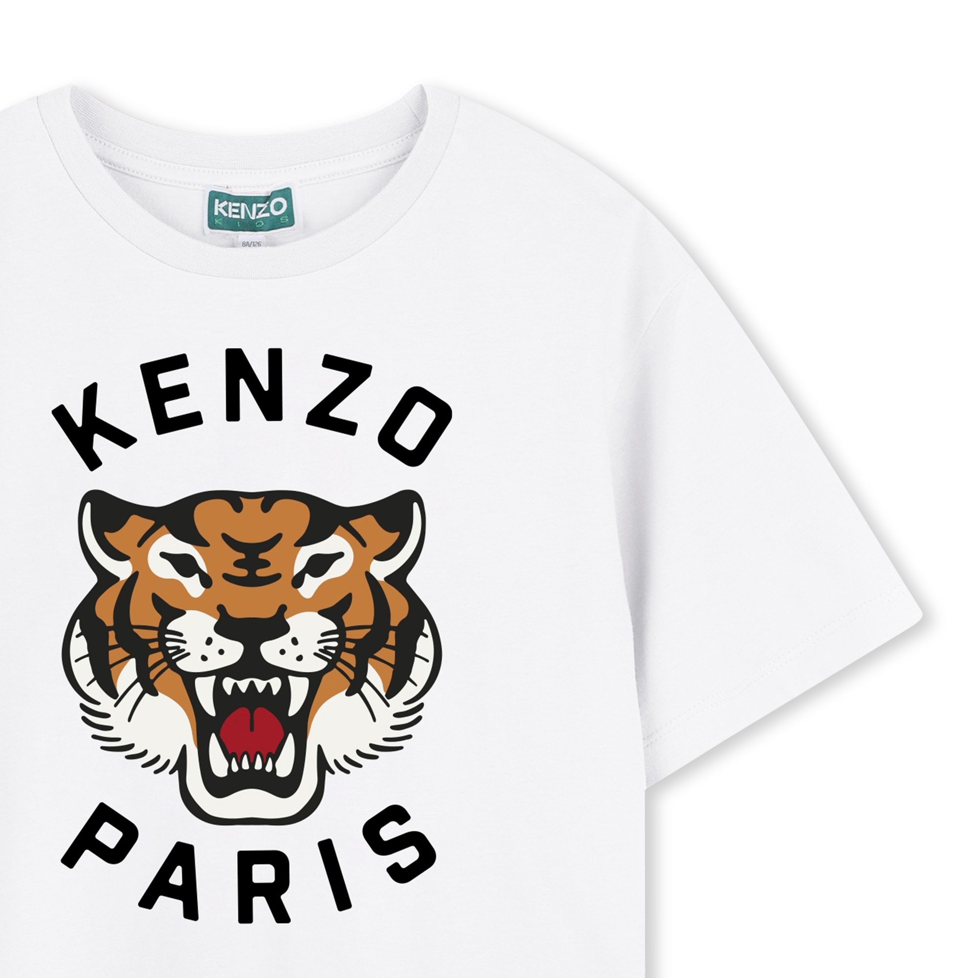 T-shirt en coton avec imprimé KENZO KIDS pour GARCON