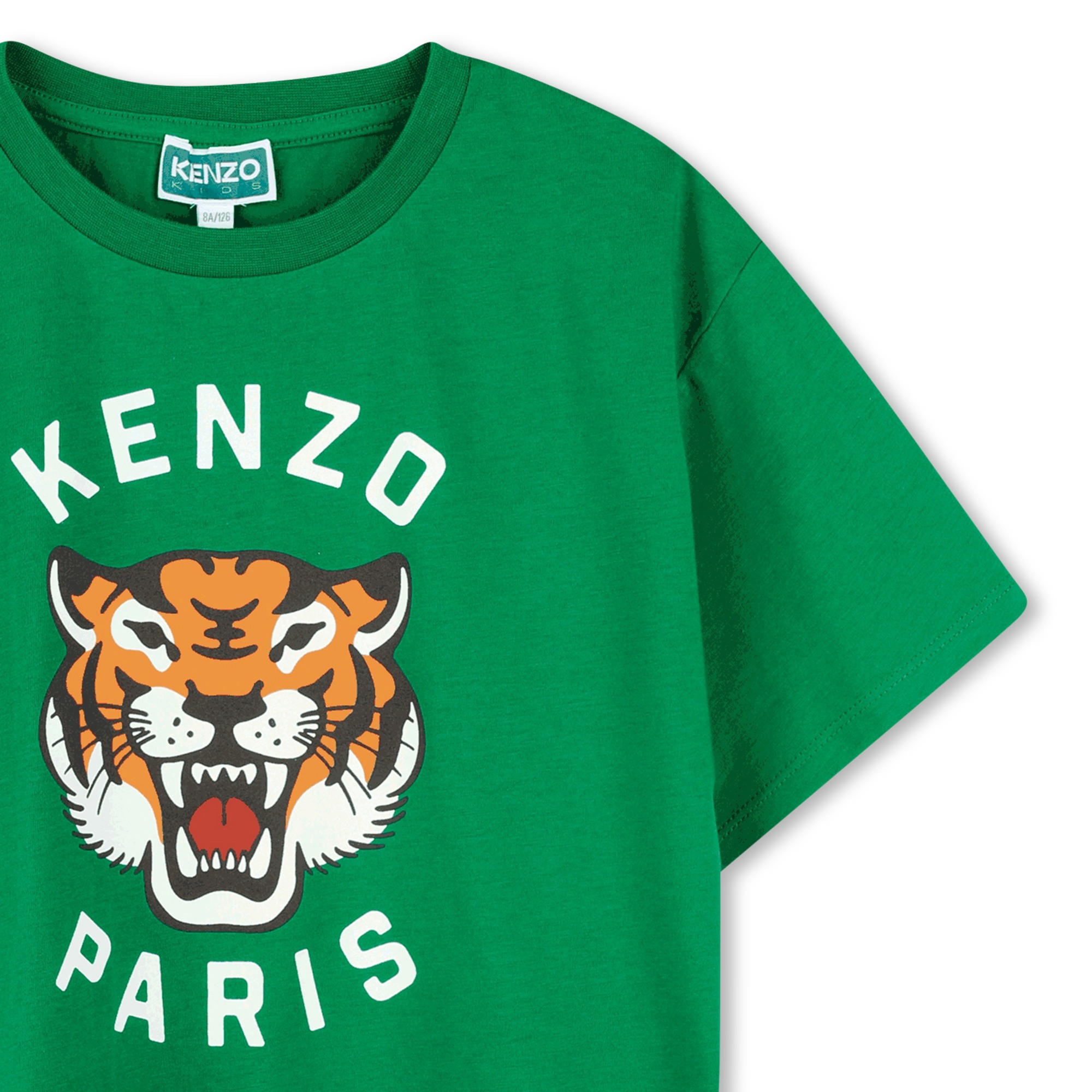 T-shirt in cotone con stampa KENZO KIDS Per RAGAZZO