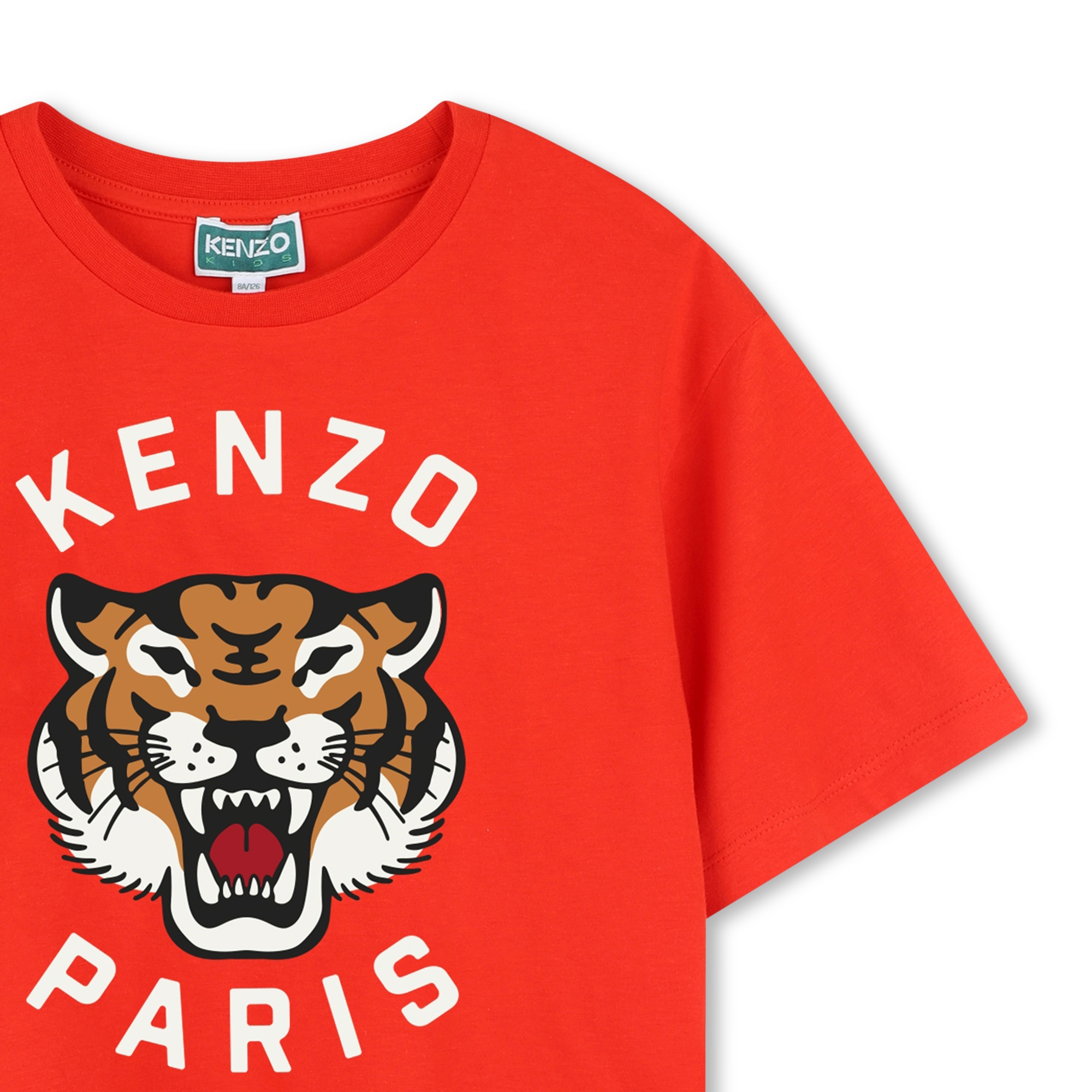 Katoenen T-shirt met print KENZO KIDS Voor