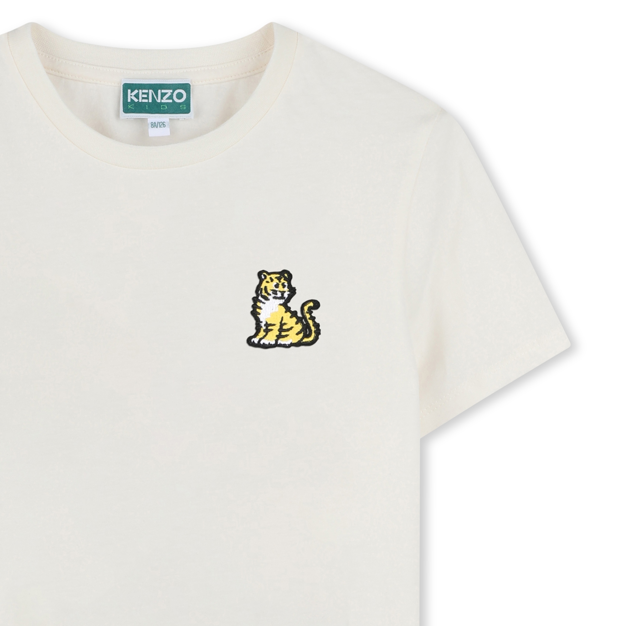 Cotton T-shirt with badge KENZO KIDS for UNISEX