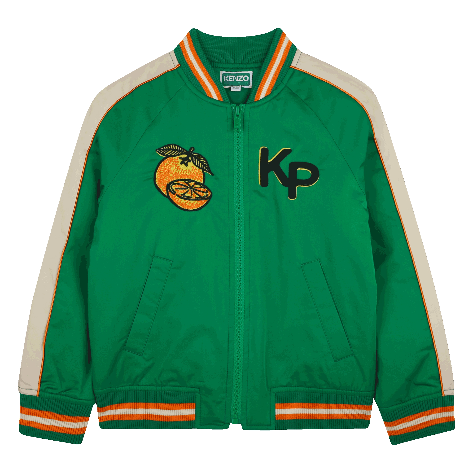 Blouson en satin de coton KENZO KIDS pour GARCON