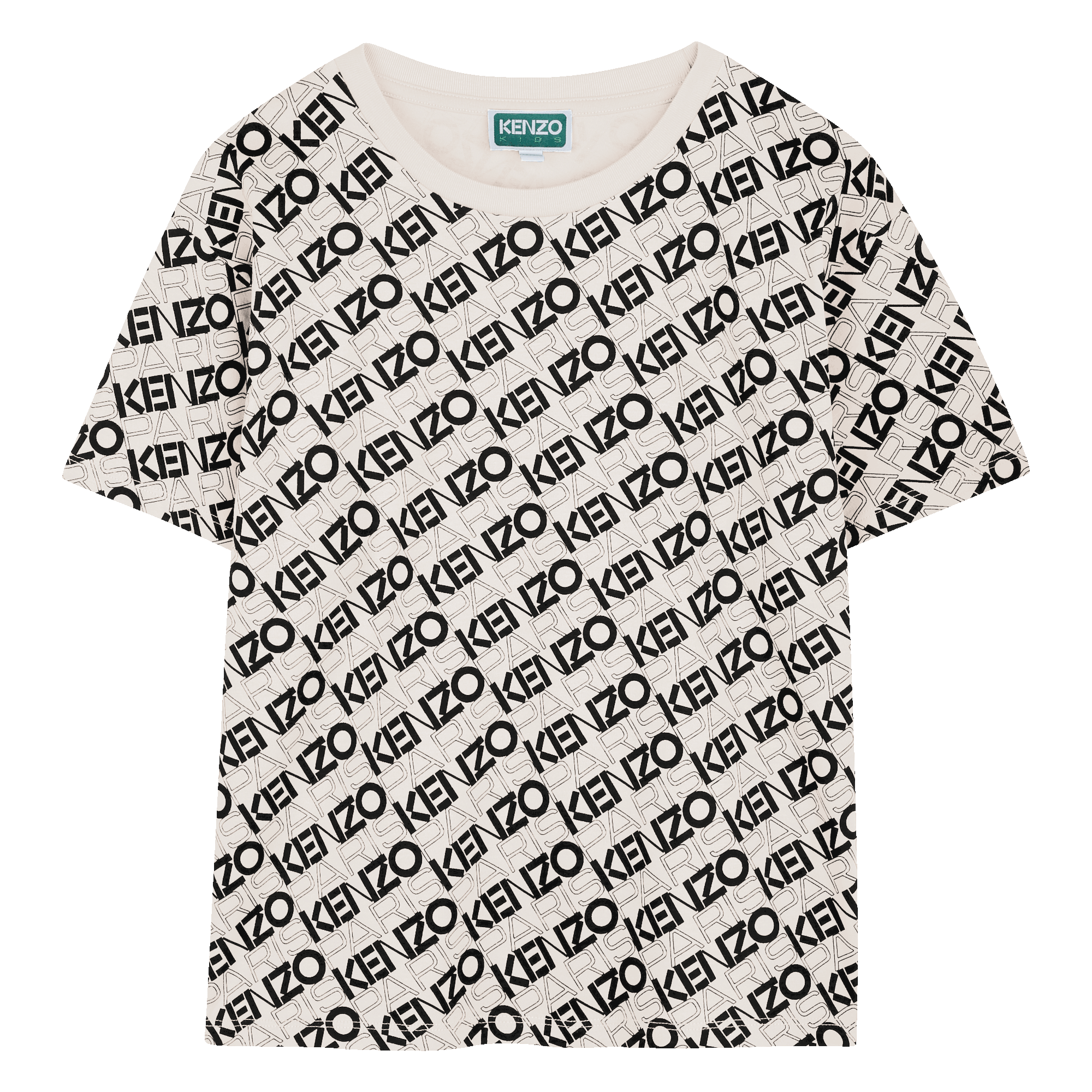 T-shirt imprimé en coton KENZO KIDS pour GARCON