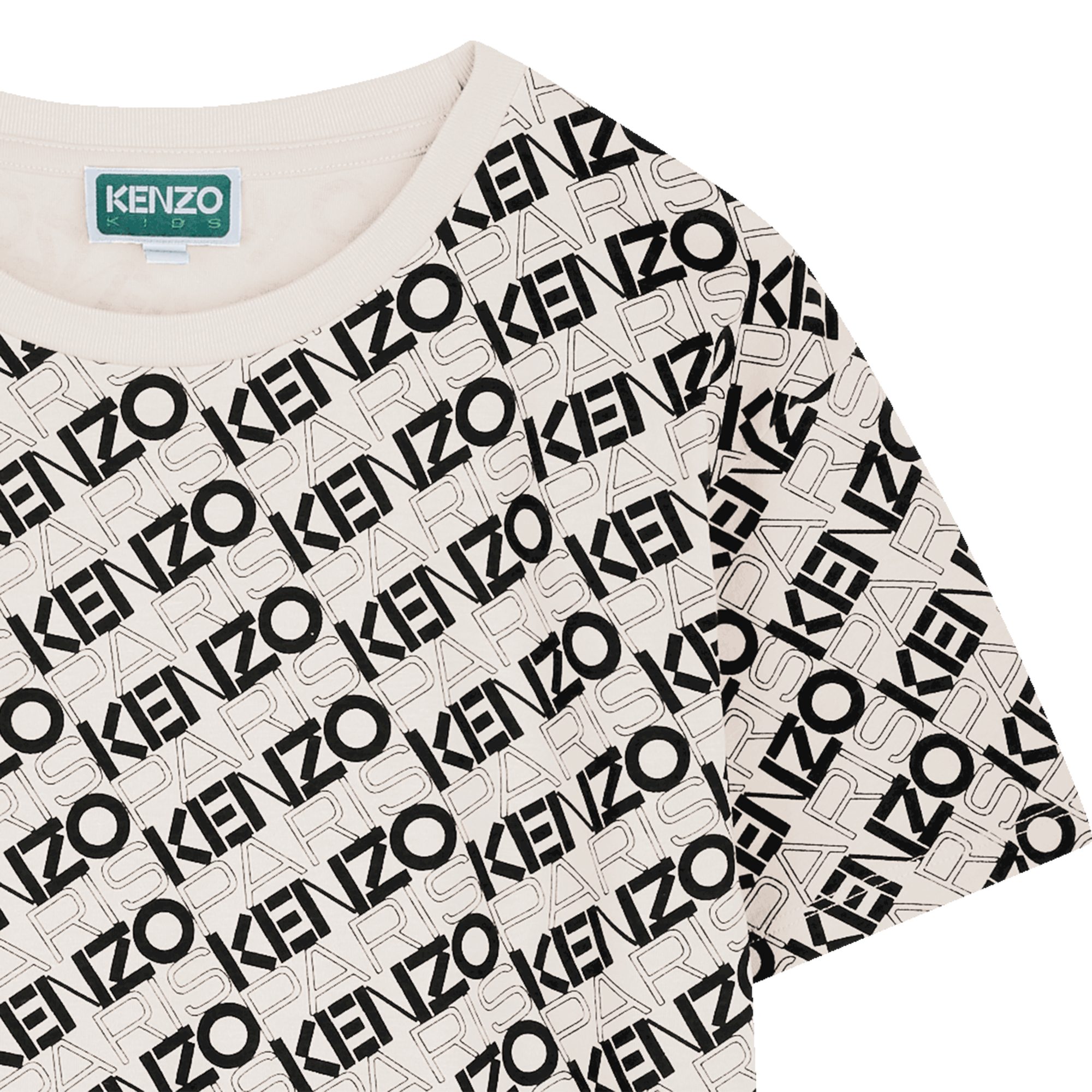 Baumwoll-T-Shirt mit Print KENZO KIDS Für JUNGE