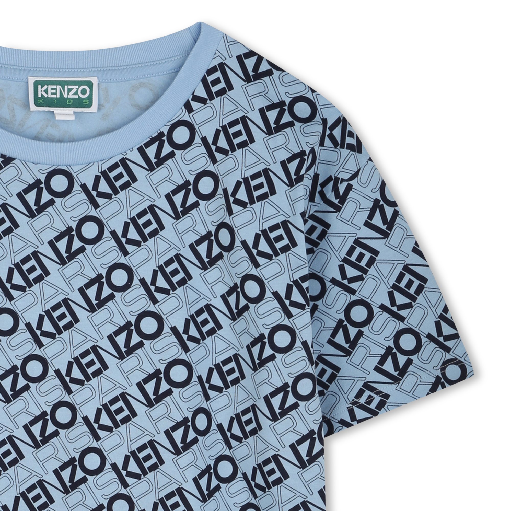 Camiseta de algodón estampada KENZO KIDS para NIÑO