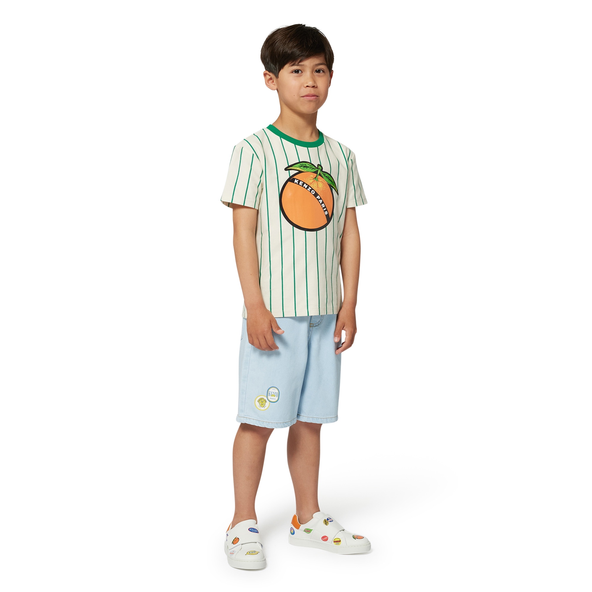 Kurzärmliges Baumwoll-T-Shirt KENZO KIDS Für JUNGE