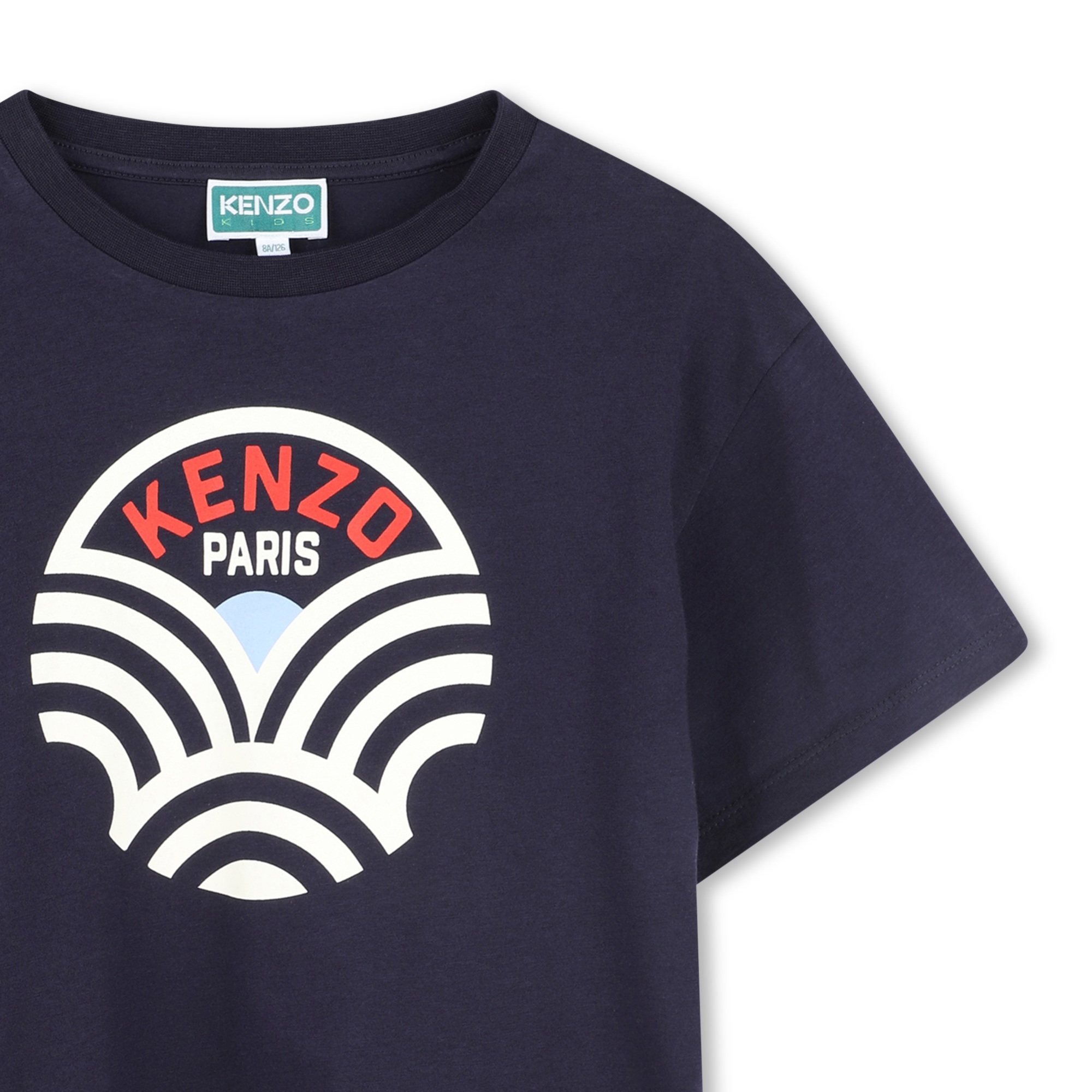 Katoenen T-shirt, korte mouwen KENZO KIDS Voor