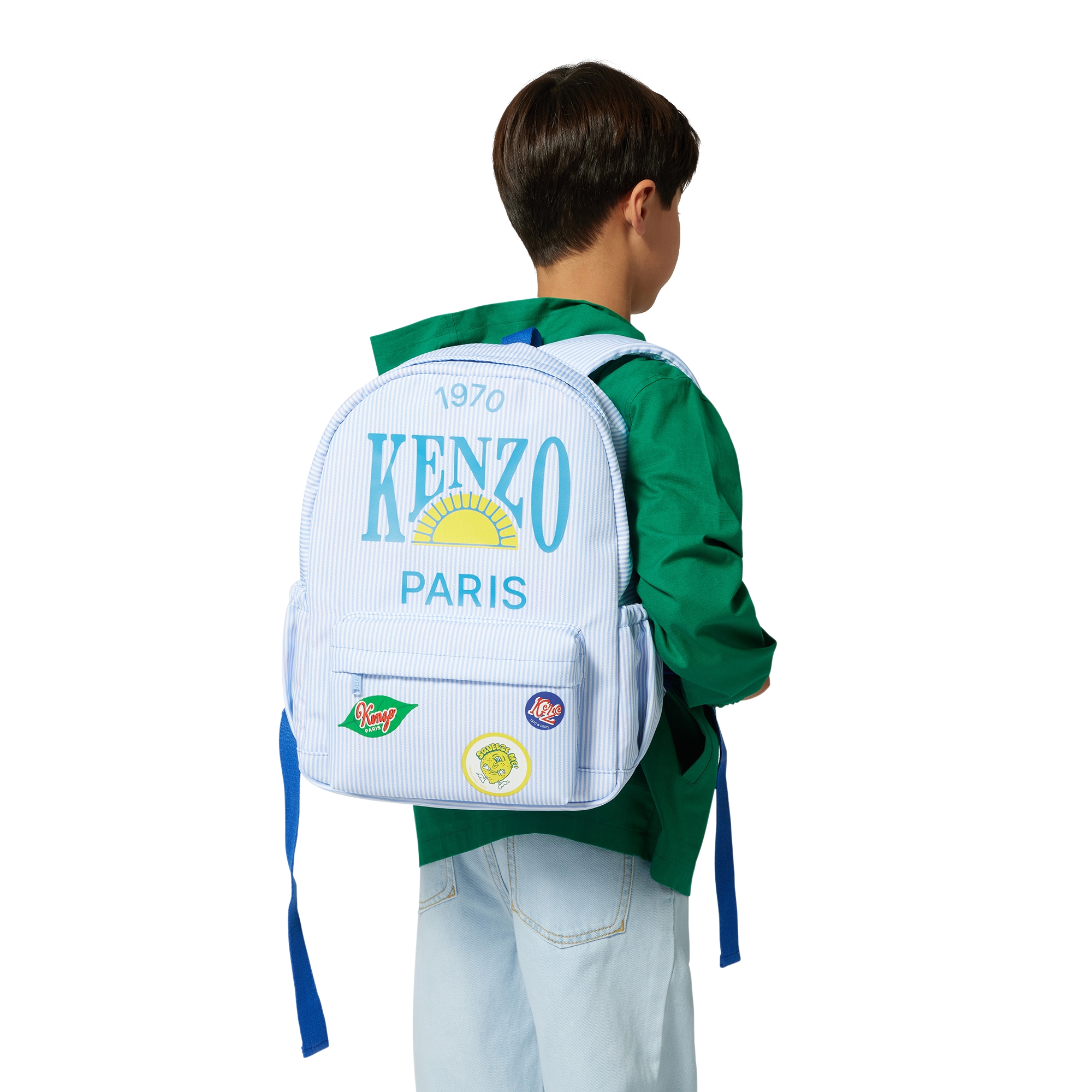 Hooded cotton windbreaker KENZO KIDS for BOY