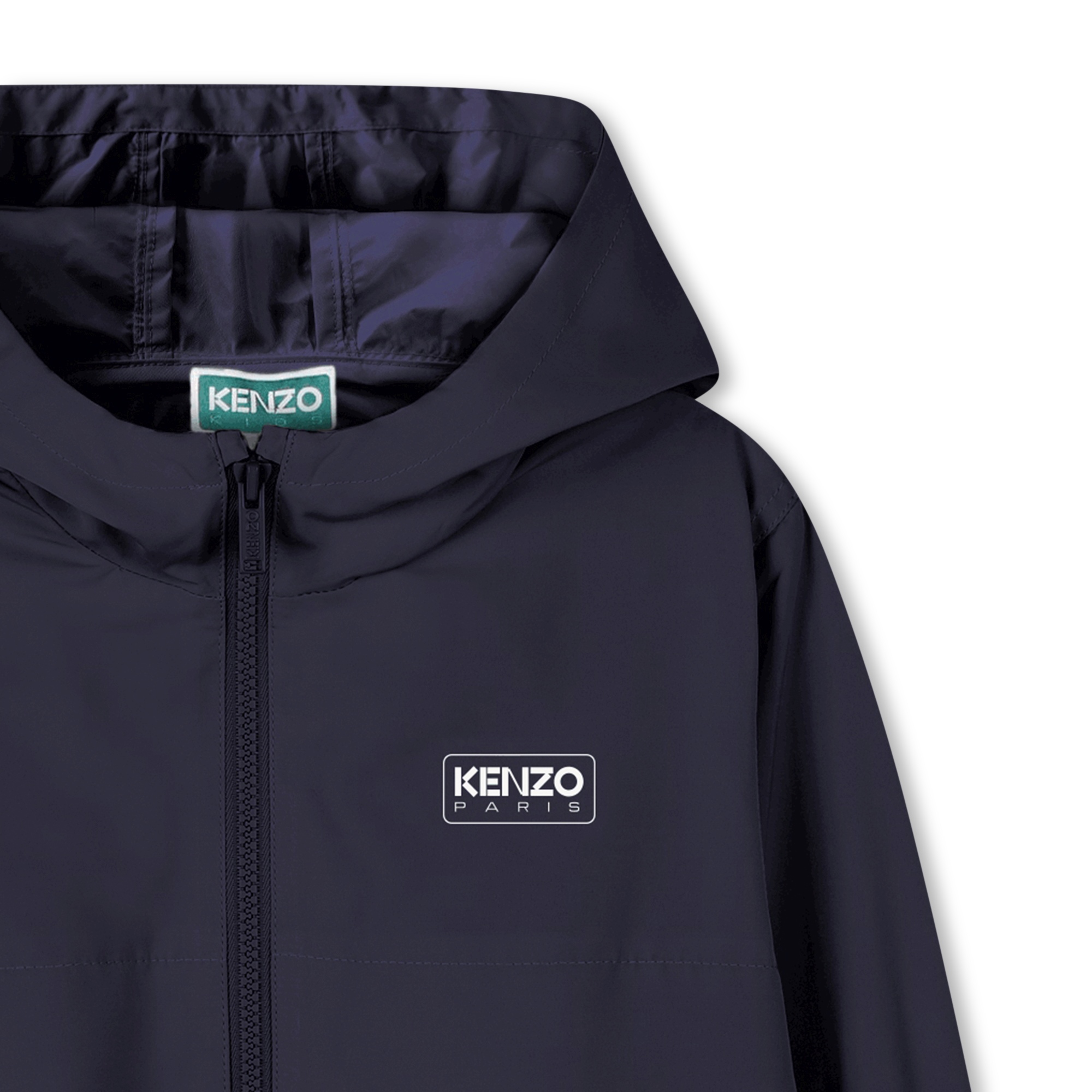 Water-repellent windbreaker KENZO KIDS for UNISEX