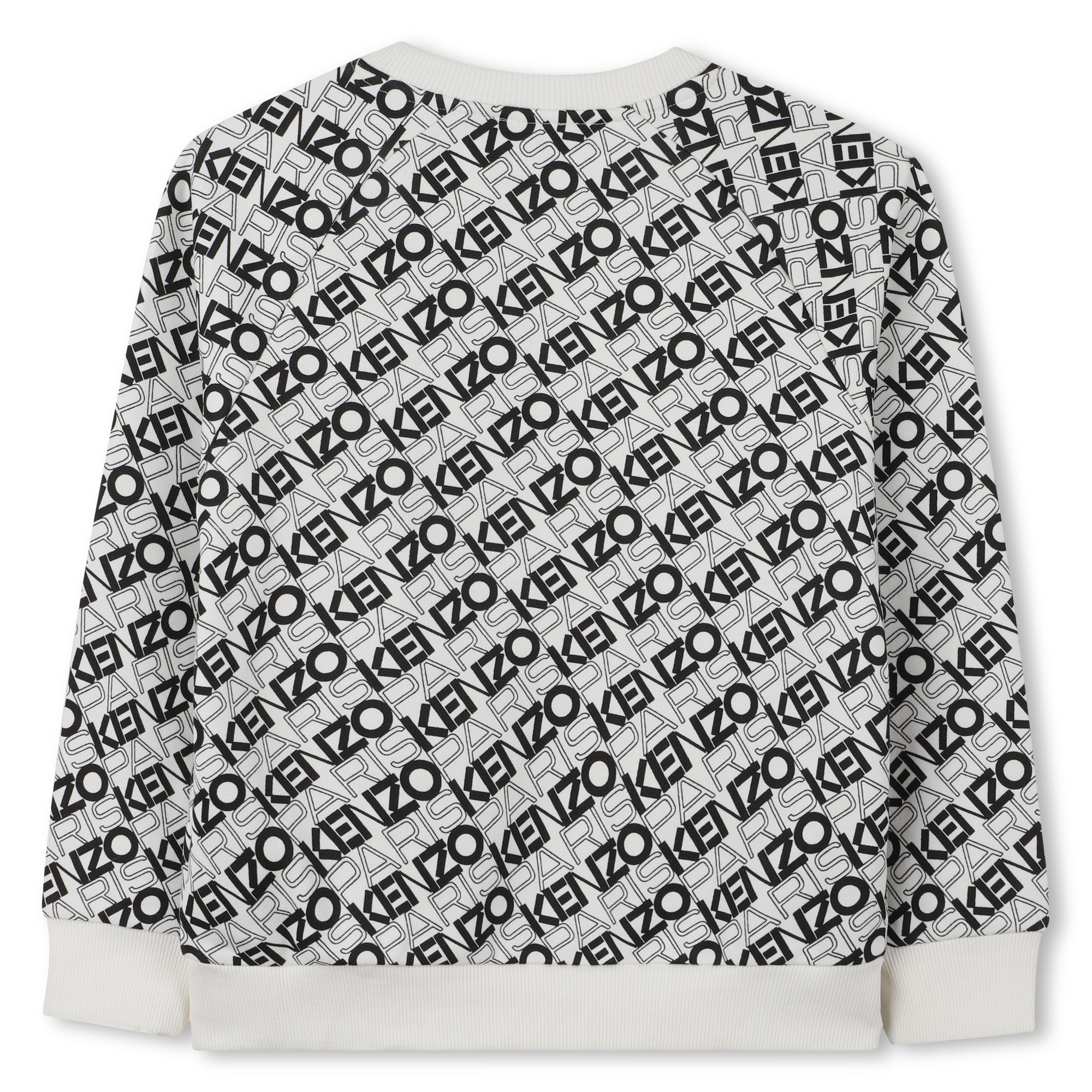 Sweat-shirt imprimé coton KENZO KIDS pour GARCON