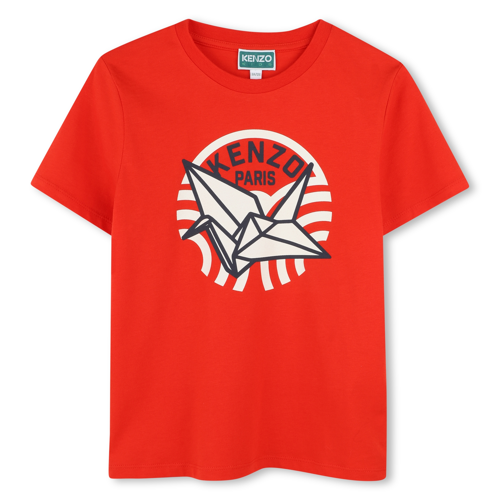 Katoenen T-shirt, korte mouwen KENZO KIDS Voor