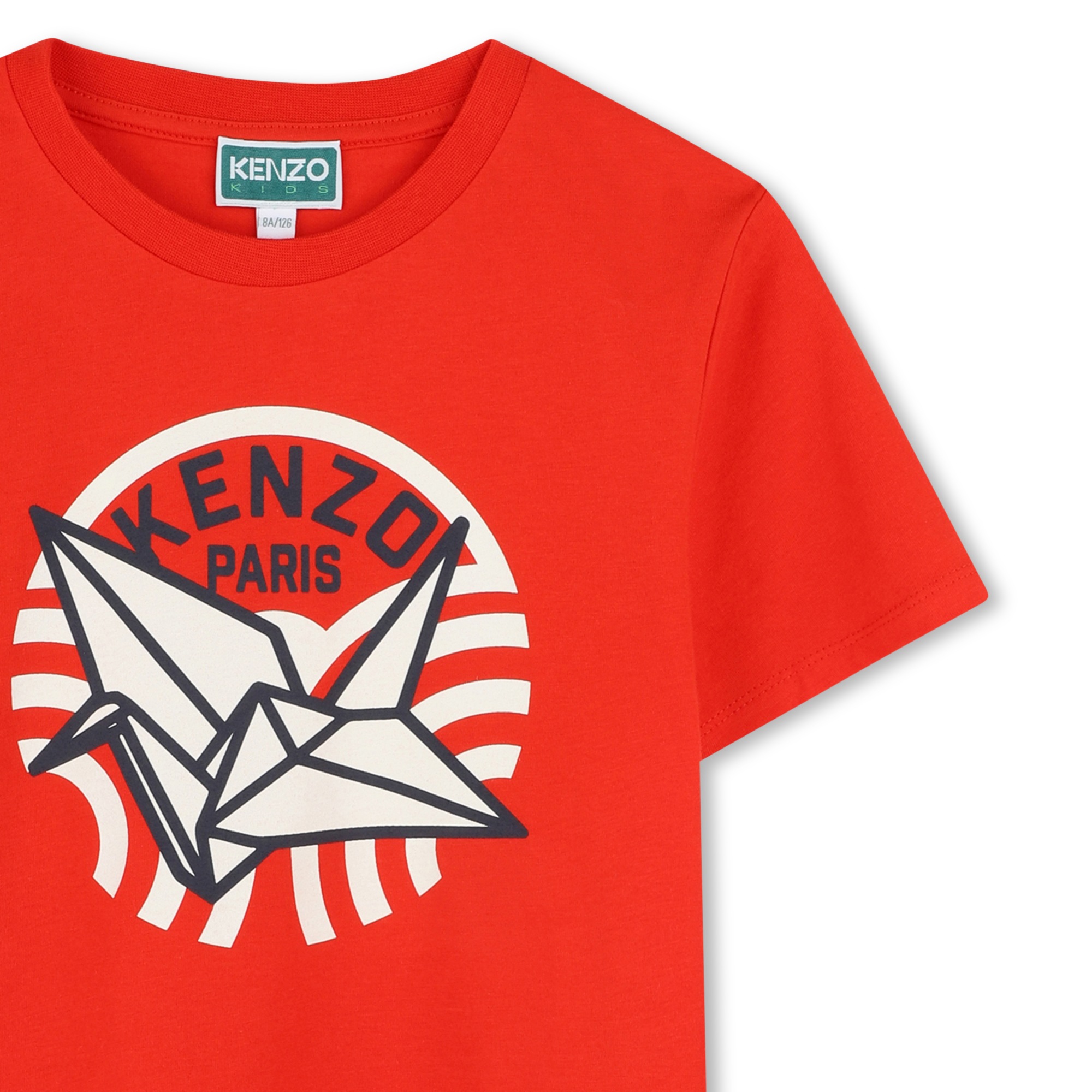 Katoenen T-shirt, korte mouwen KENZO KIDS Voor