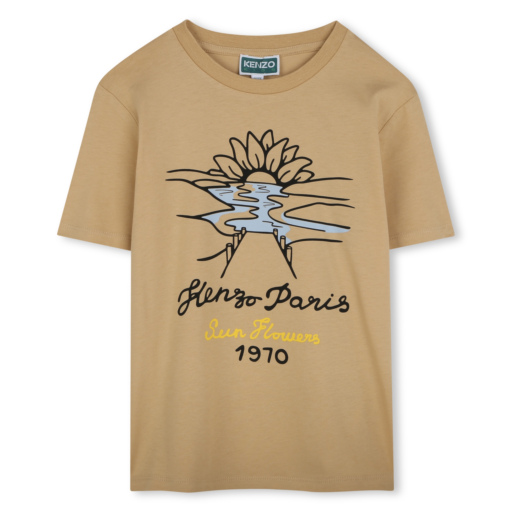 Katoenen T-shirt korte mouw KENZO KIDS Voor