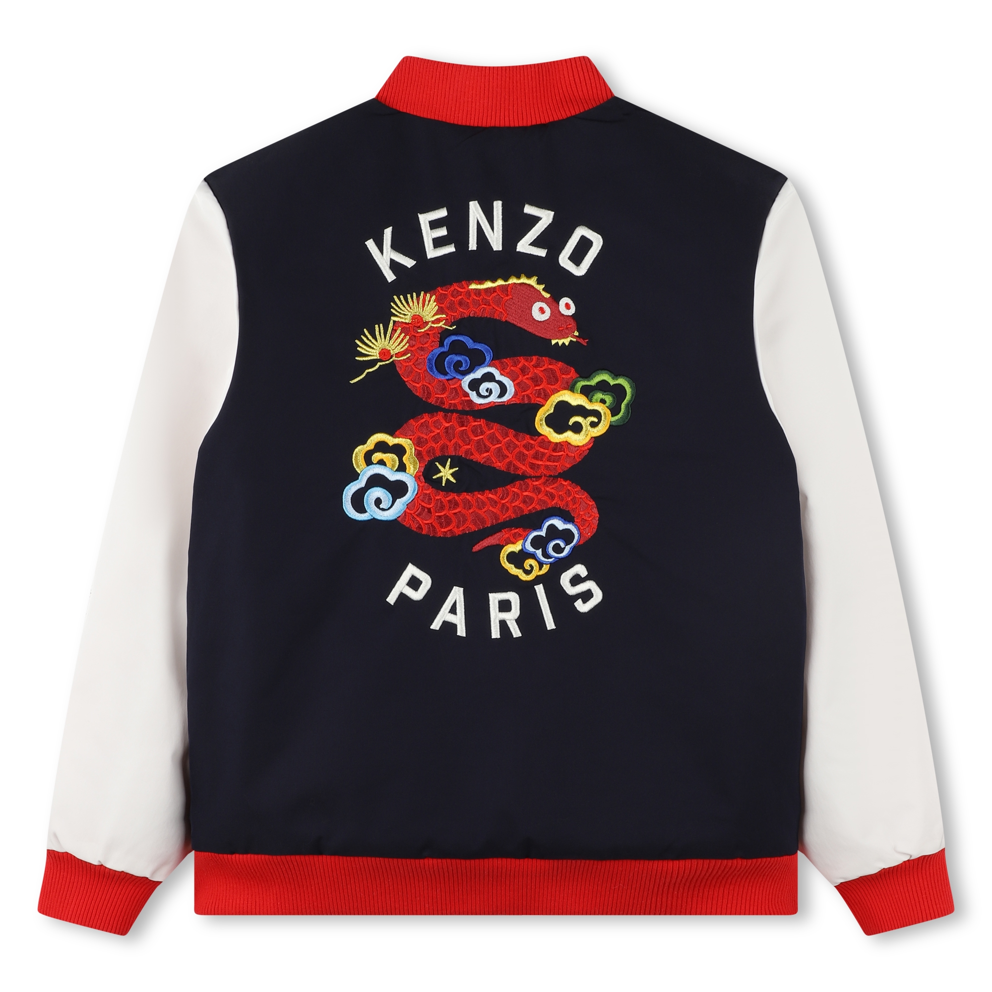 Jacket with contrast sleeves KENZO KIDS for UNISEX