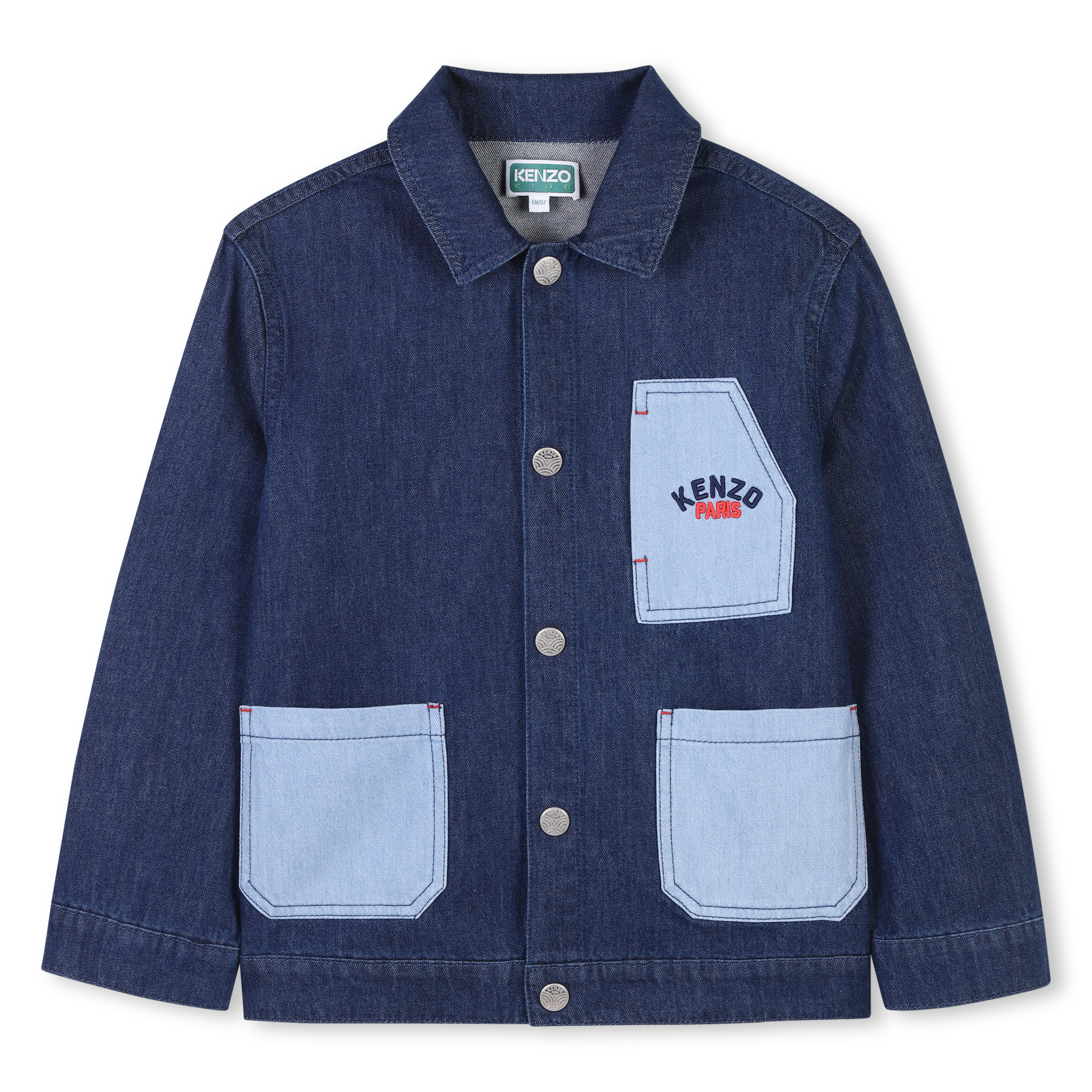 Veste en jean en coton KENZO KIDS pour UNISEXE