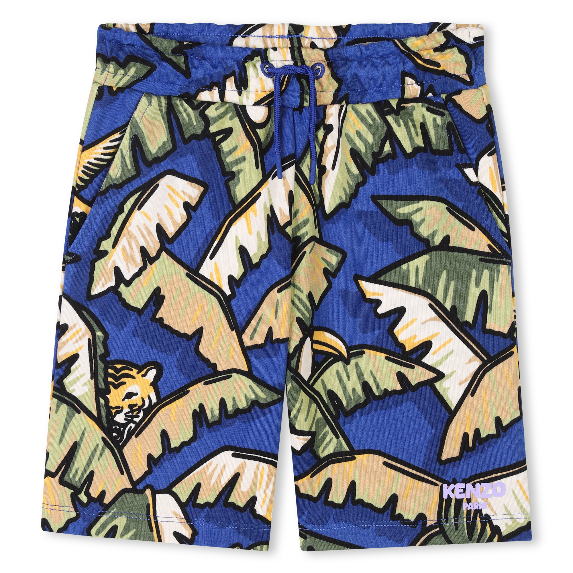 Elastic waist bermuda shorts KENZO KIDS for BOY