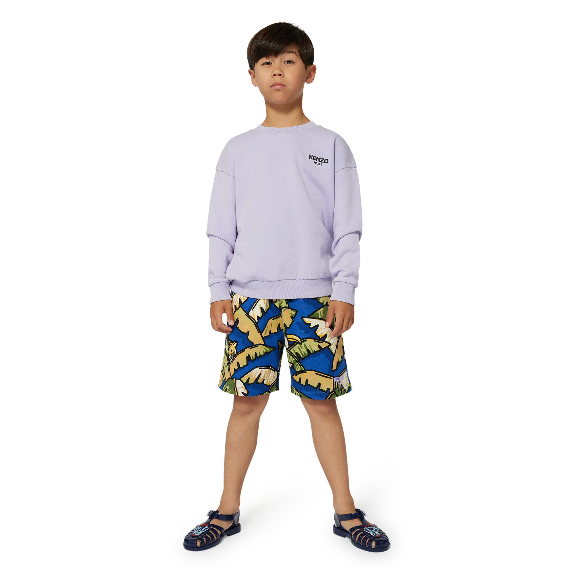 Elastic waist bermuda shorts KENZO KIDS for BOY