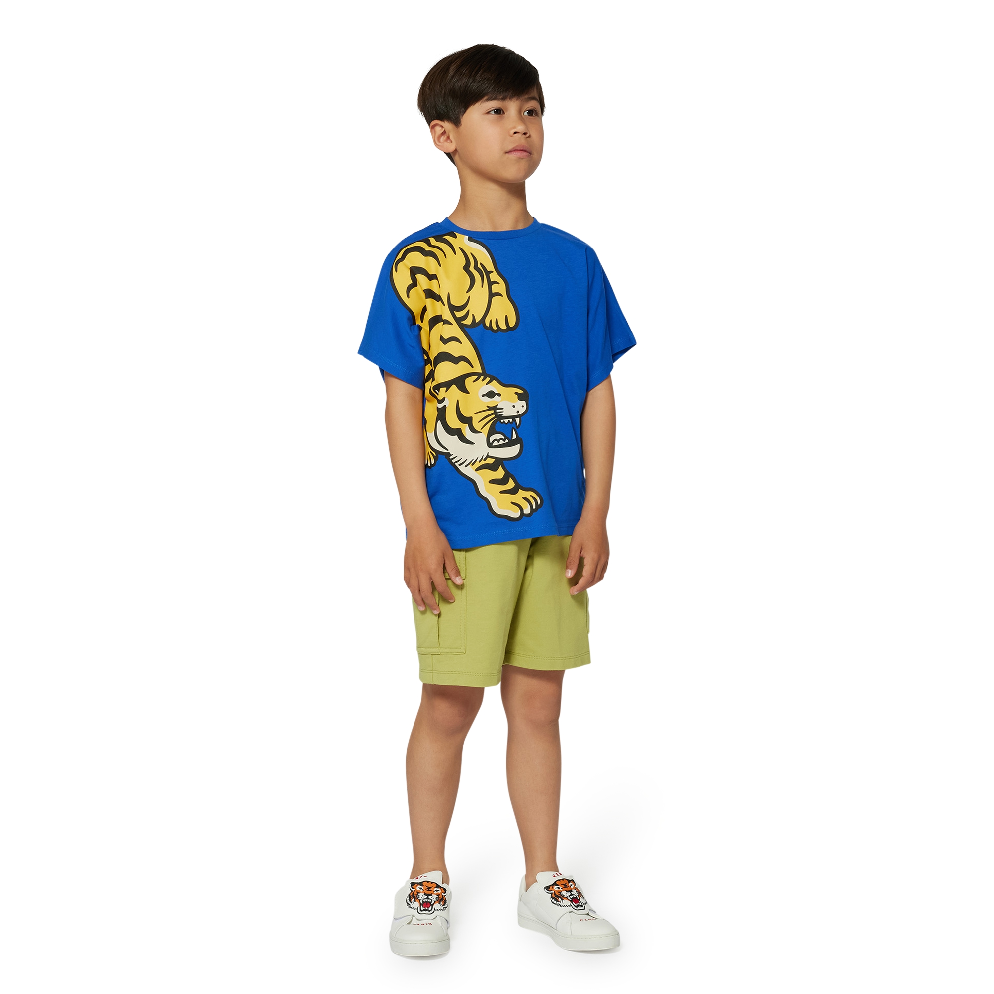 Elastic waist bermuda shorts KENZO KIDS for BOY