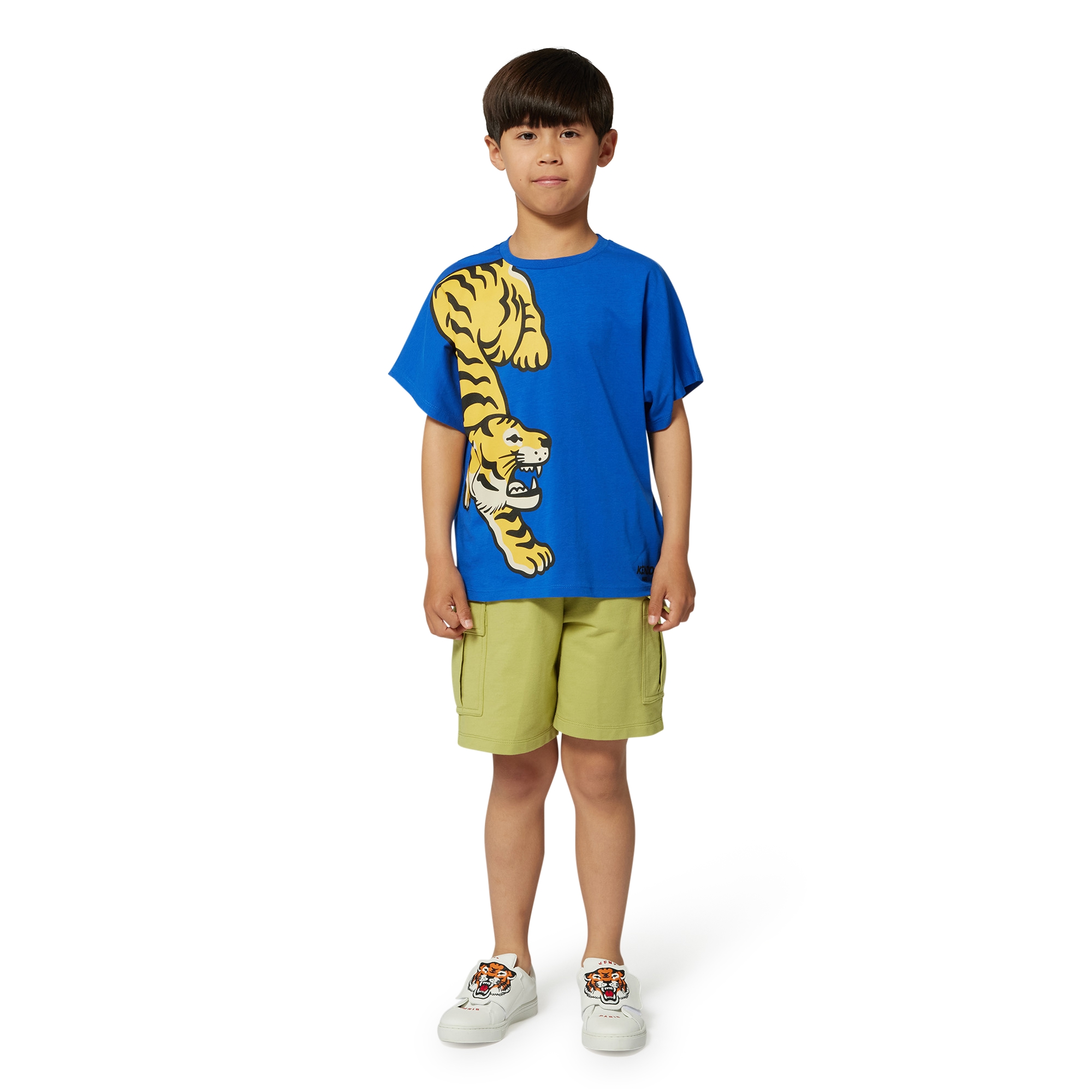 Elastic waist bermuda shorts KENZO KIDS for BOY