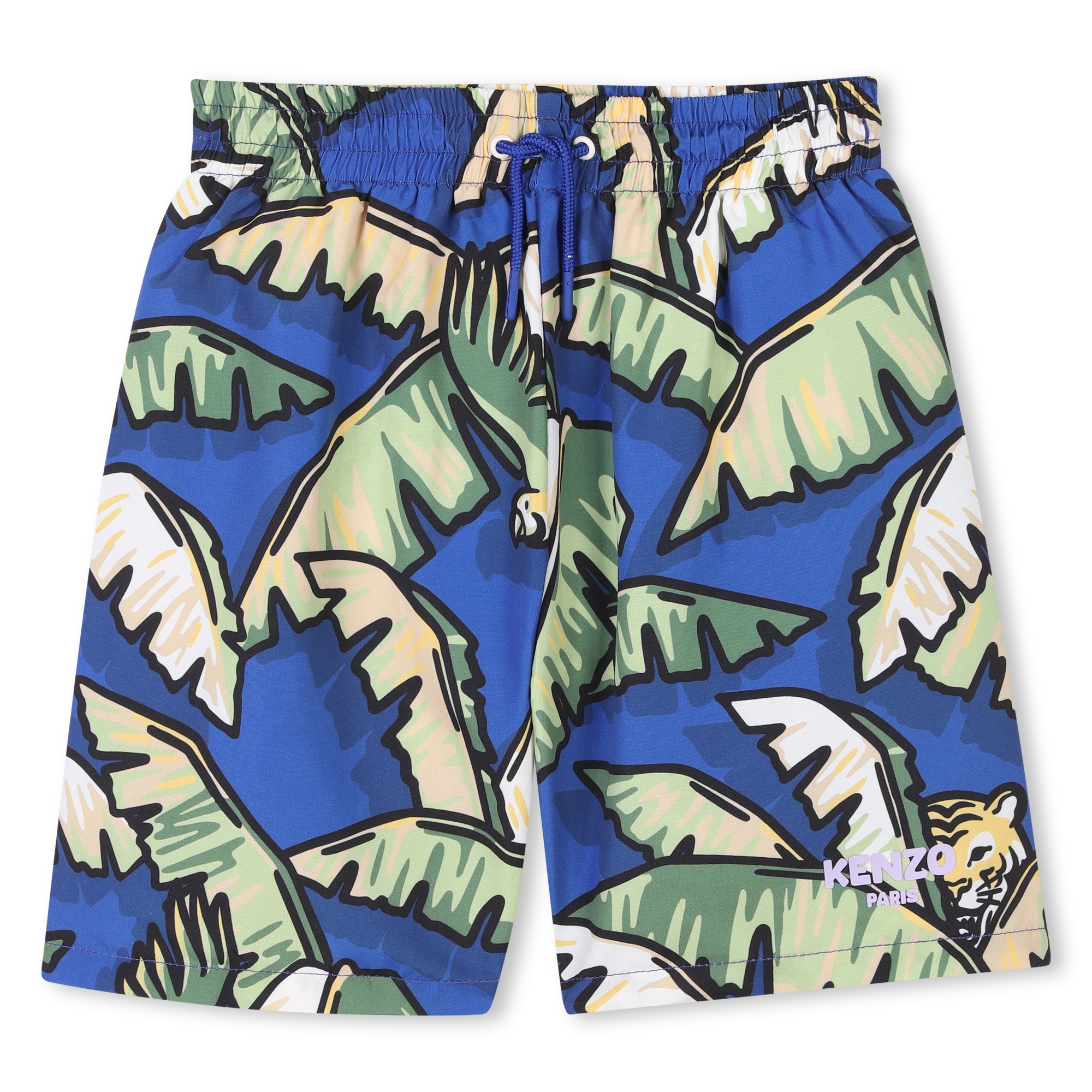 Patterned swim shorts KENZO KIDS for BOY