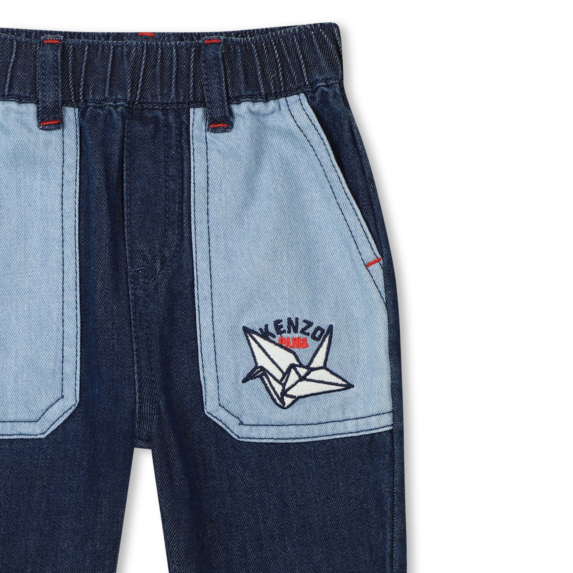 Jean à taille élastiquée KENZO KIDS pour GARCON