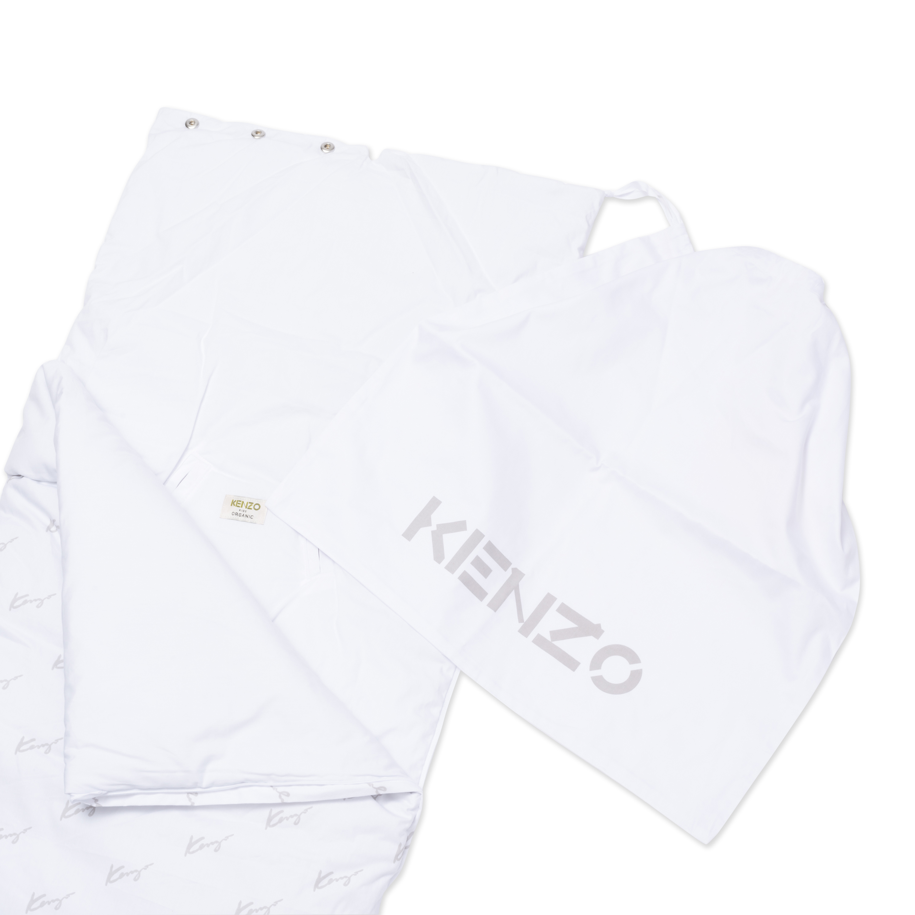 Zip-up poplin sleeping bag KENZO KIDS for UNISEX
