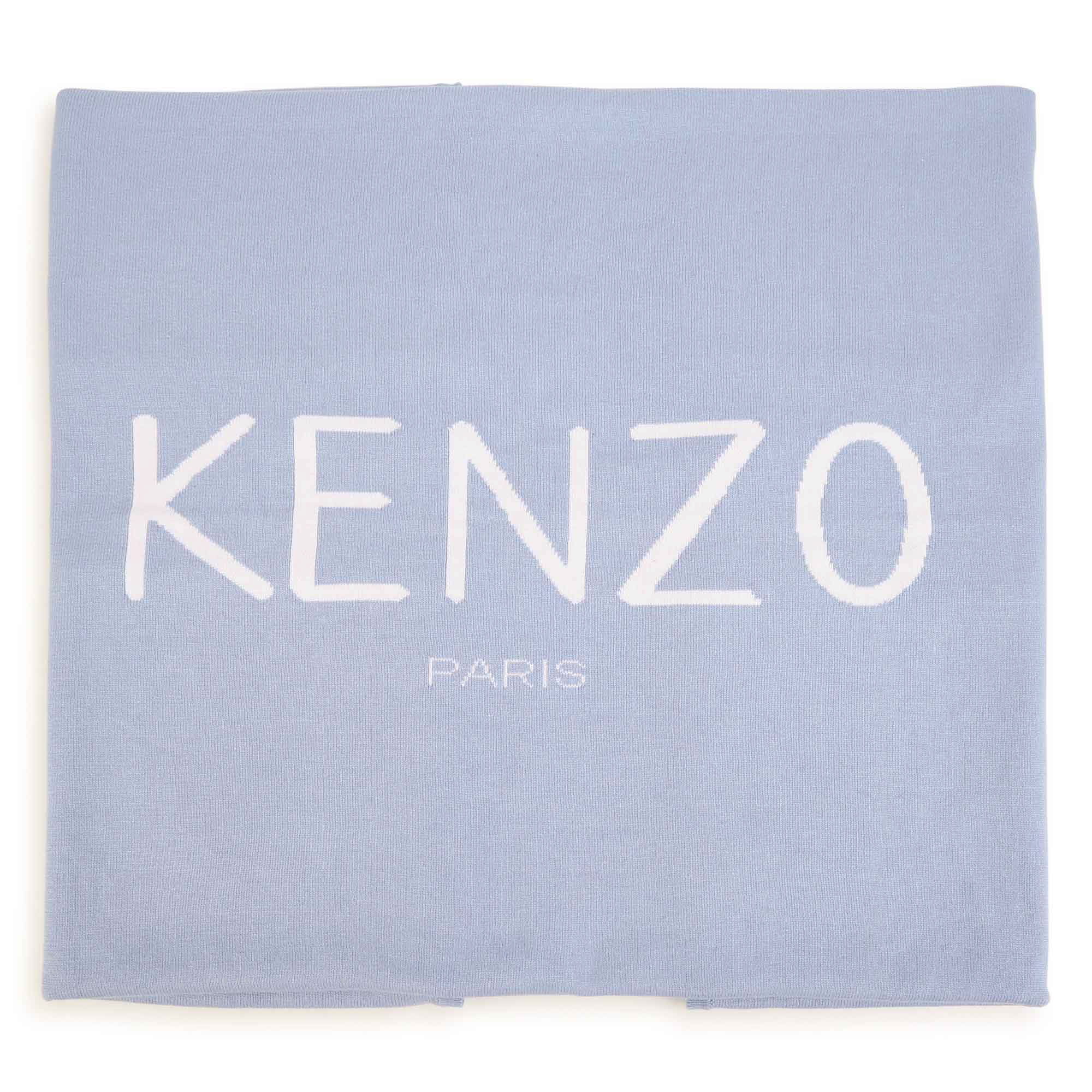 Coperta in maglia di cotone KENZO KIDS Per UNISEX