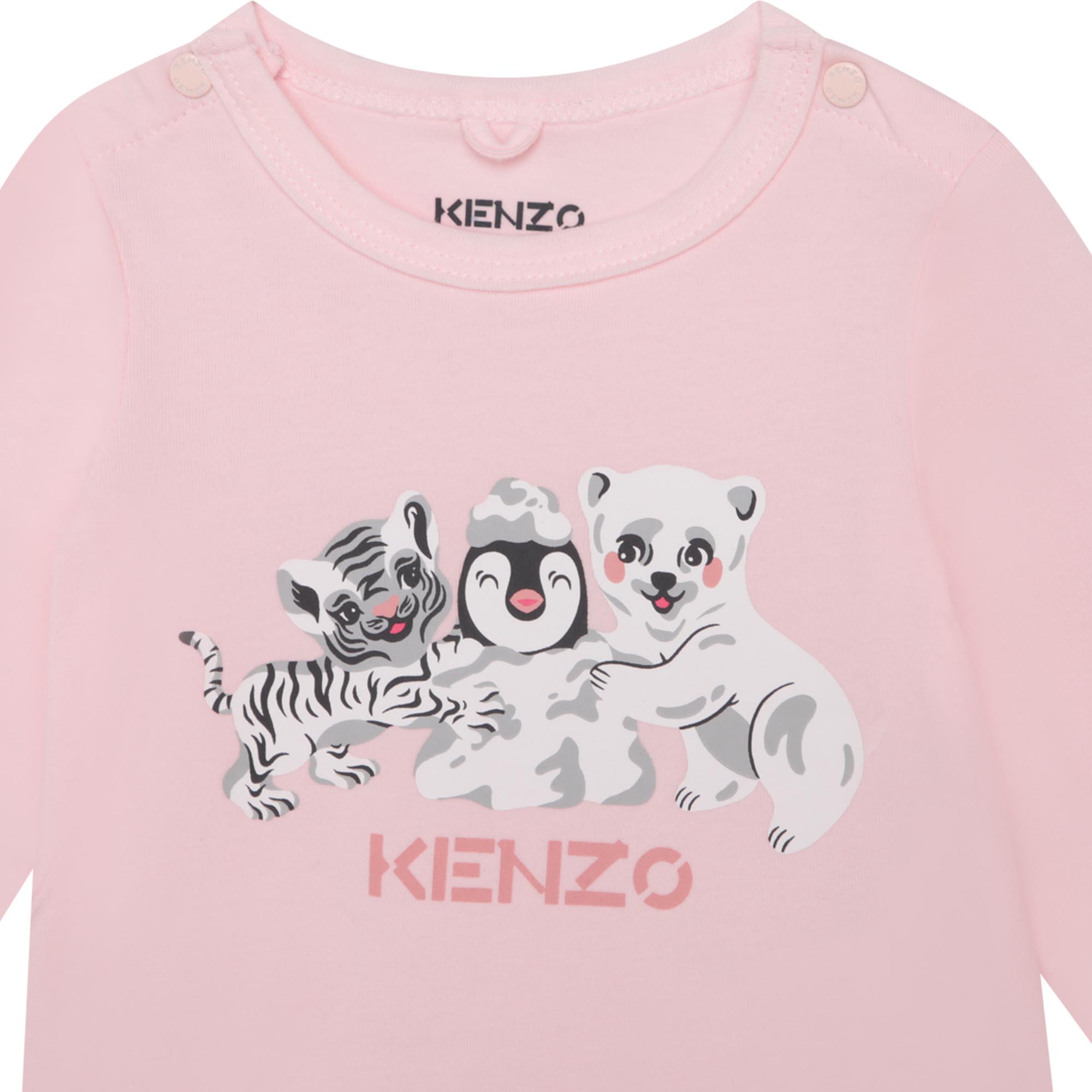 LONG SLEEVED DRESS KENZO KIDS for GIRL