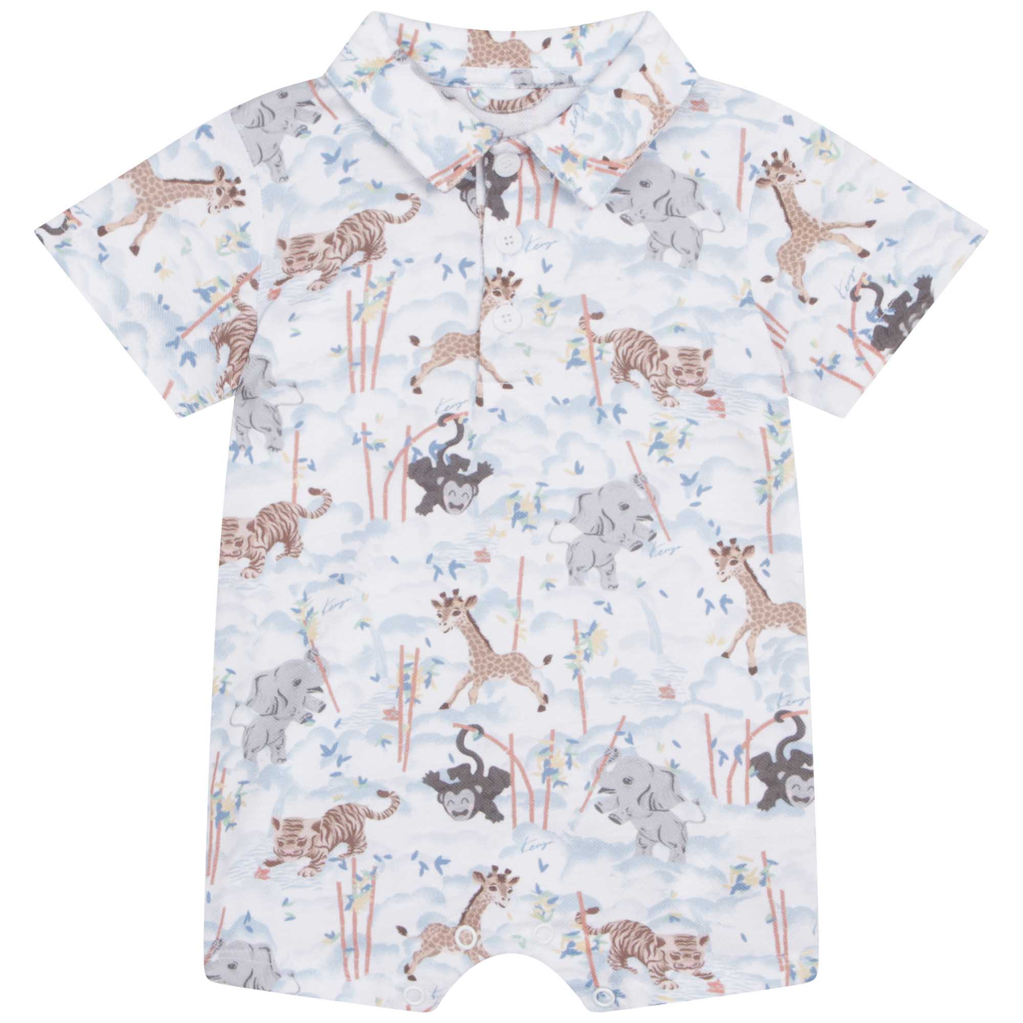 Cotton playsuit KENZO KIDS for BOY