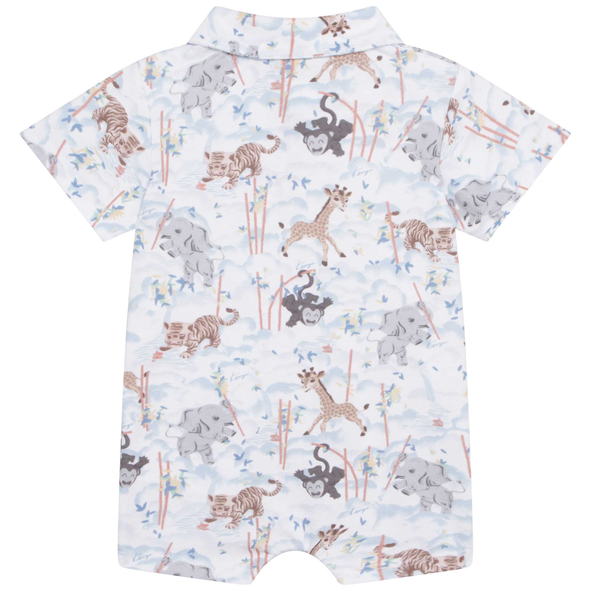 Cotton playsuit KENZO KIDS for BOY