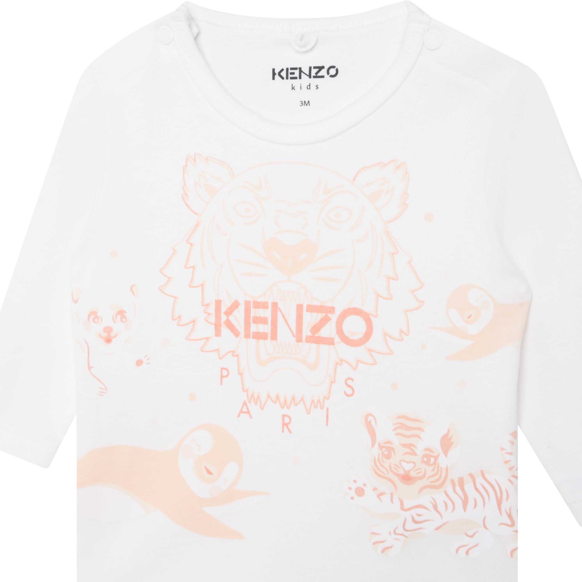 T-shirt à manches longues KENZO KIDS pour FILLE