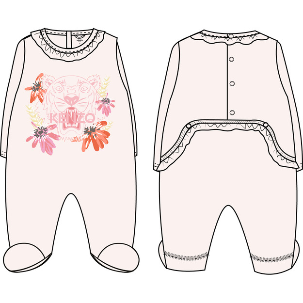 Pijama serigrafiado de algodón KENZO KIDS para NIÑA