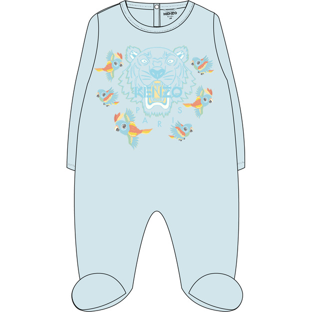 Katoenen pyjama met tijger KENZO KIDS Voor