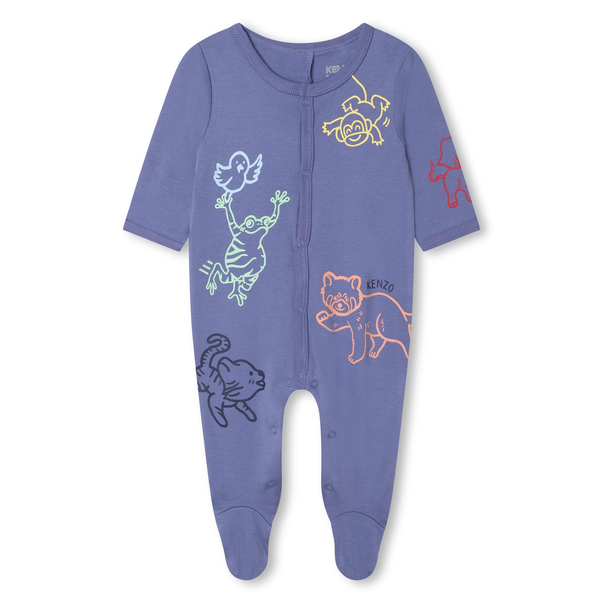 Pyjama bébé Texte et picto brodés personnalisé