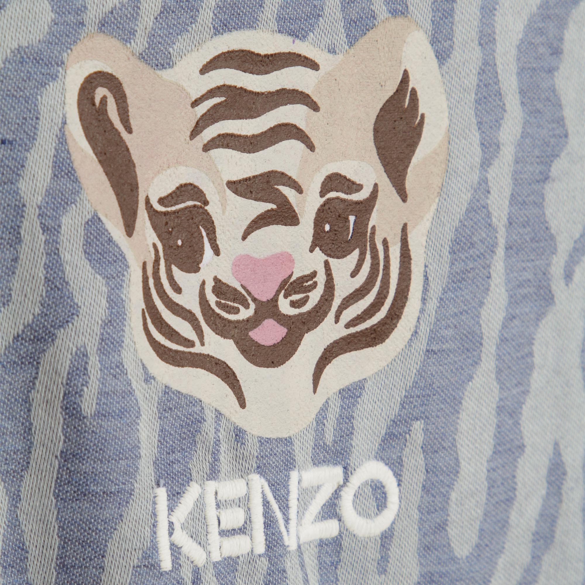 Set aus Latzhose und T-Shirt KENZO KIDS Für JUNGE