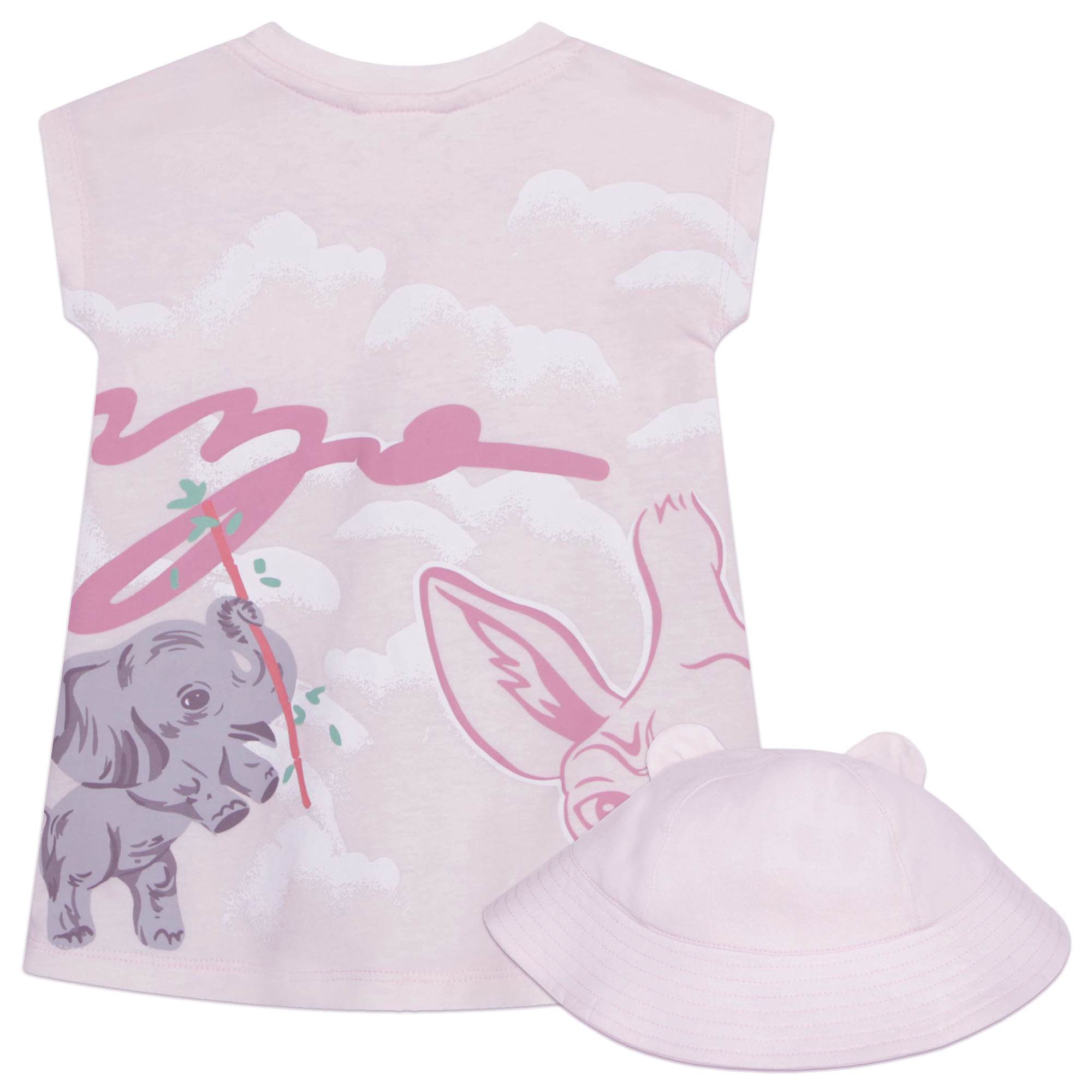 Cotton bucket hat and dress KENZO KIDS for GIRL