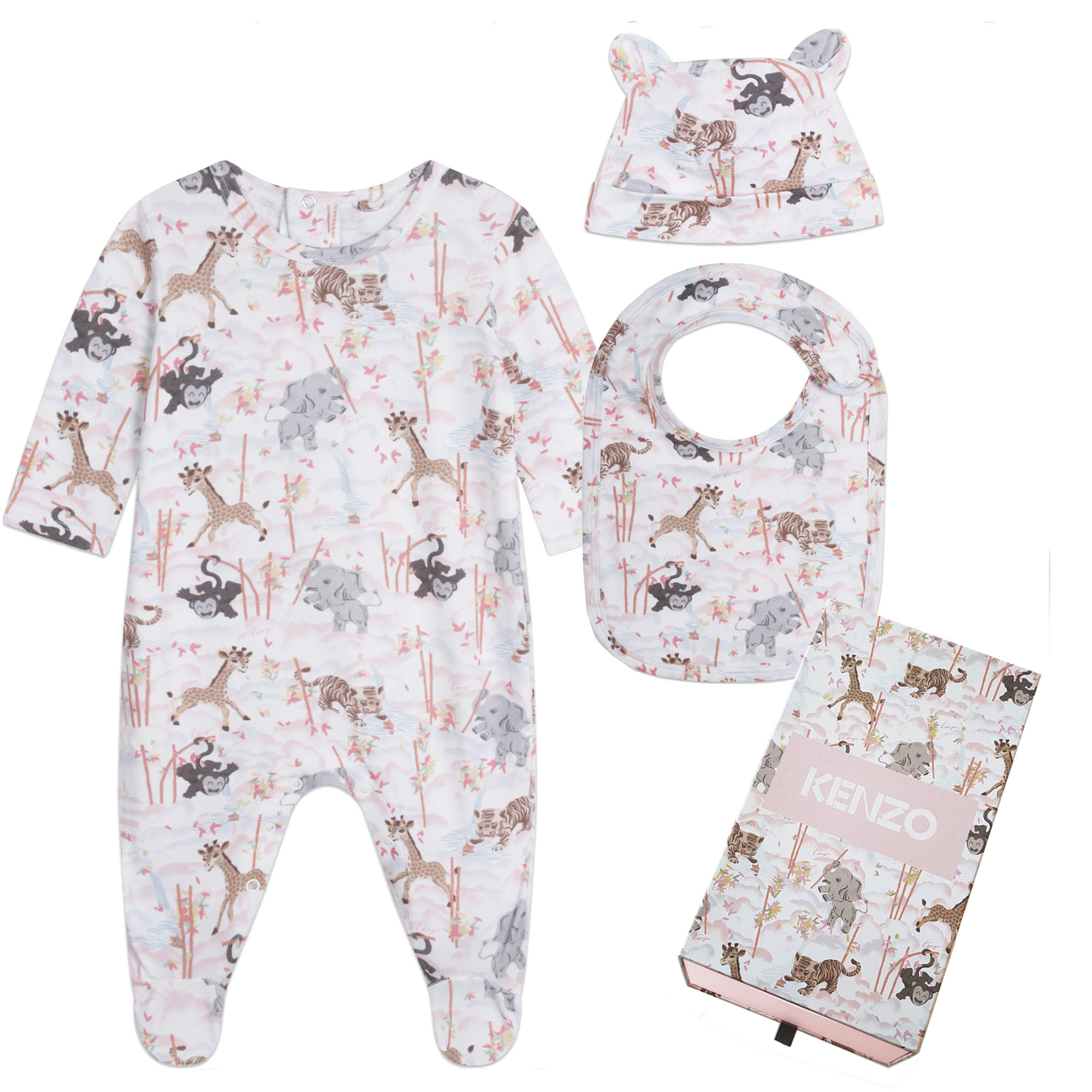 3-piece cotton set KENZO KIDS for GIRL